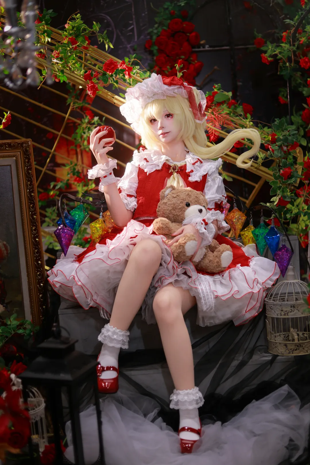 2次元少女, 東方Project, フランドール・スカーレット コスプレ, コスプレ撮影, ロリータスタイル