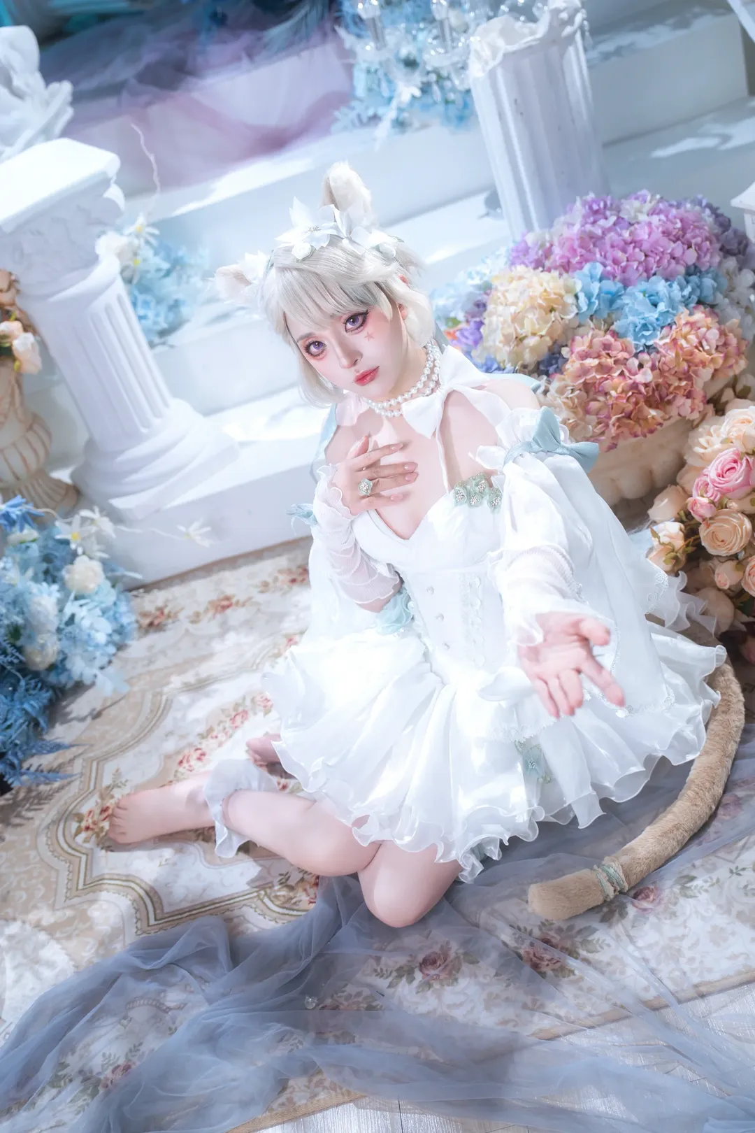 原神, 琳妮特cos, 猫耳少女, cosplay摄影, 天使庭院