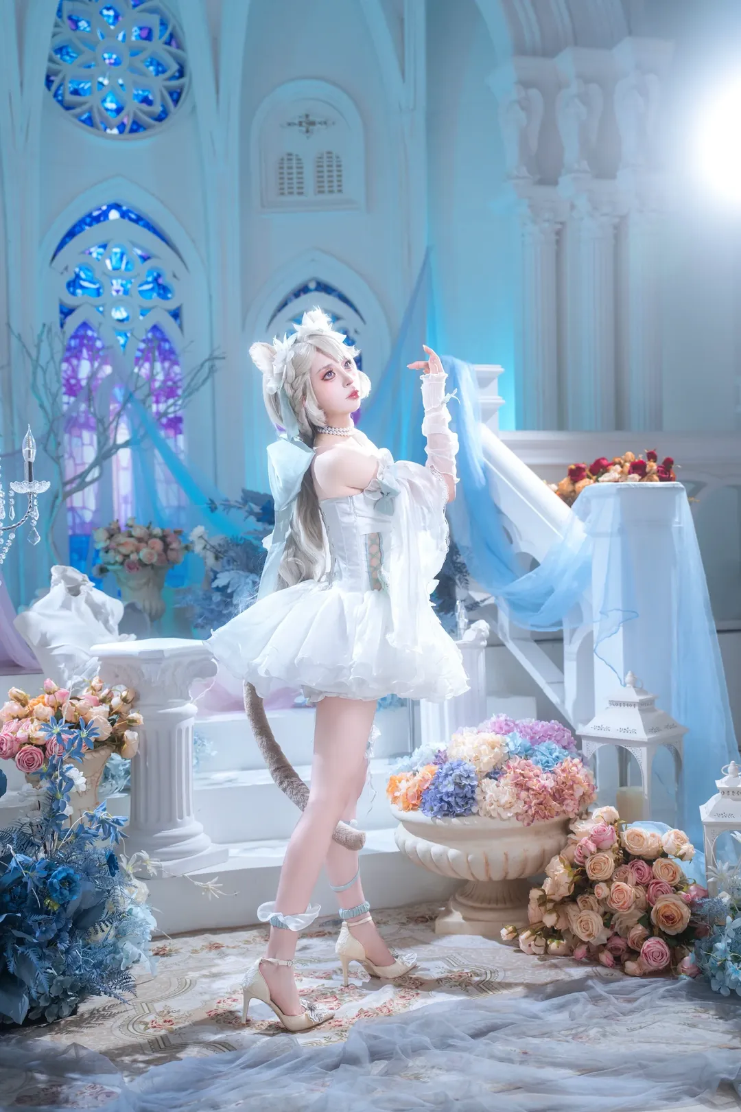 原神, 琳妮特cos, 猫耳少女, cosplay摄影, 天使庭院 - 第6张