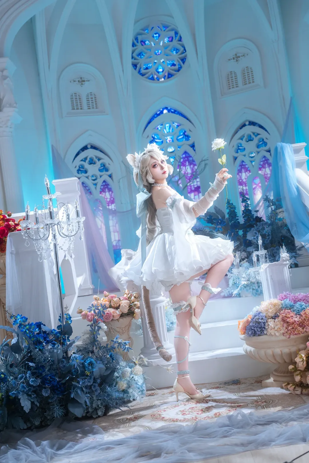 原神, 琳妮特cos, 猫耳少女, cosplay摄影, 天使庭院 - 第8张