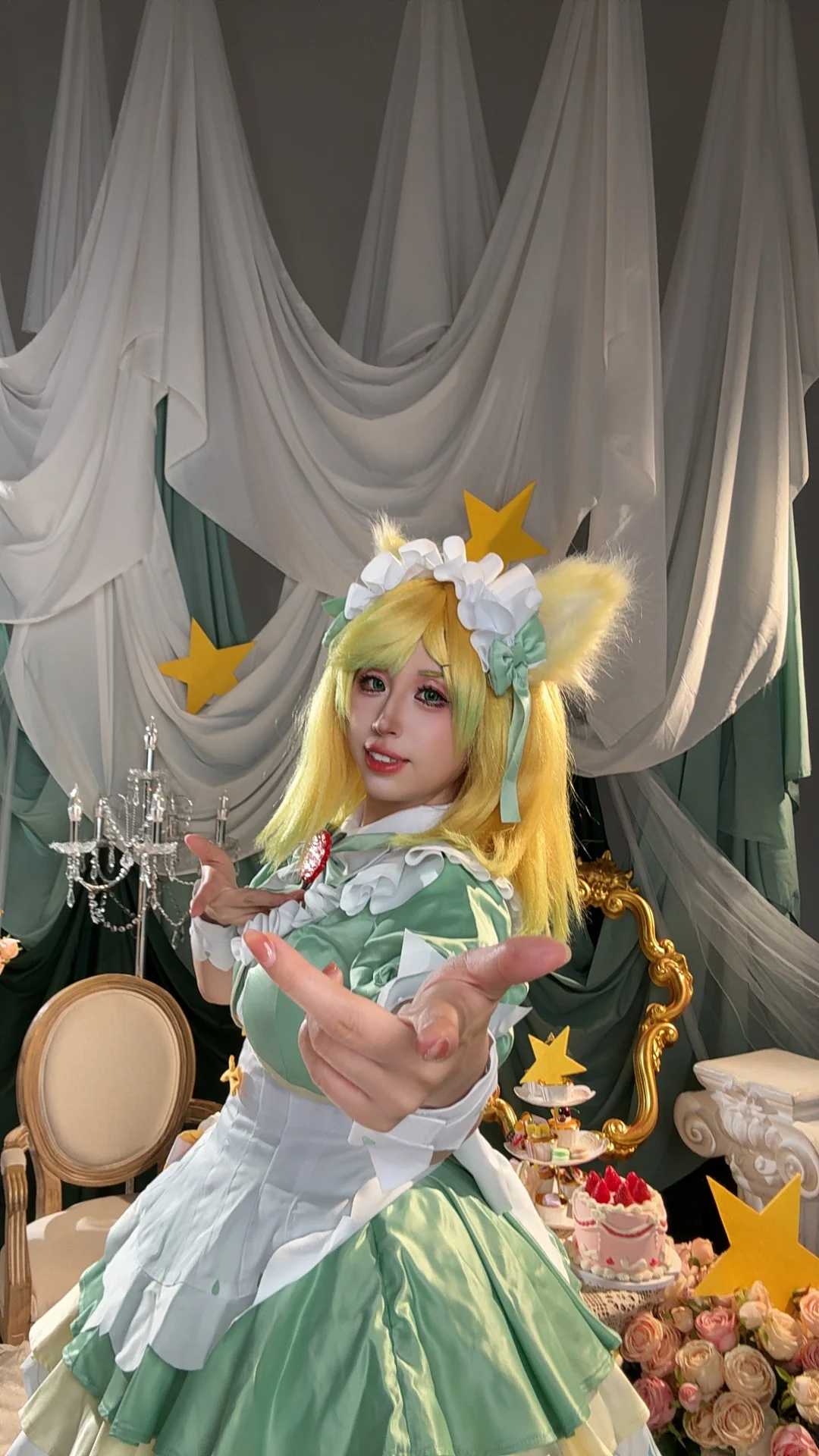 王者荣耀, 女仆装摄影, 妲己cos, 抹茶甜心, Cosplay预告 - 第2张