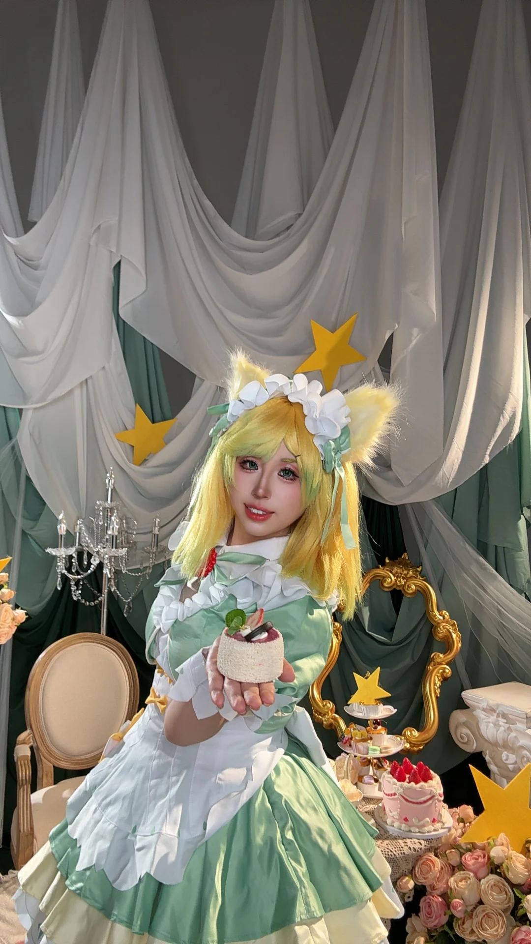 王者荣耀, 女仆装摄影, 妲己cos, 抹茶甜心, Cosplay预告 - 第3张