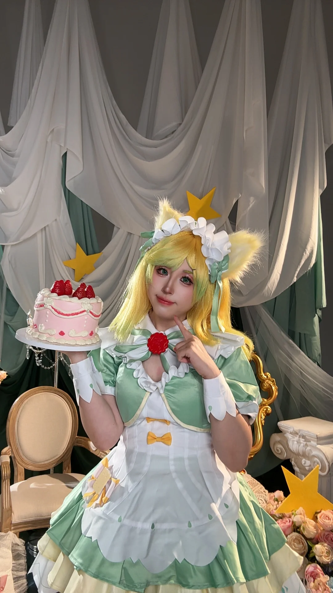 王者荣耀, 女仆装摄影, 妲己cos, 抹茶甜心, Cosplay预告 - 第6张