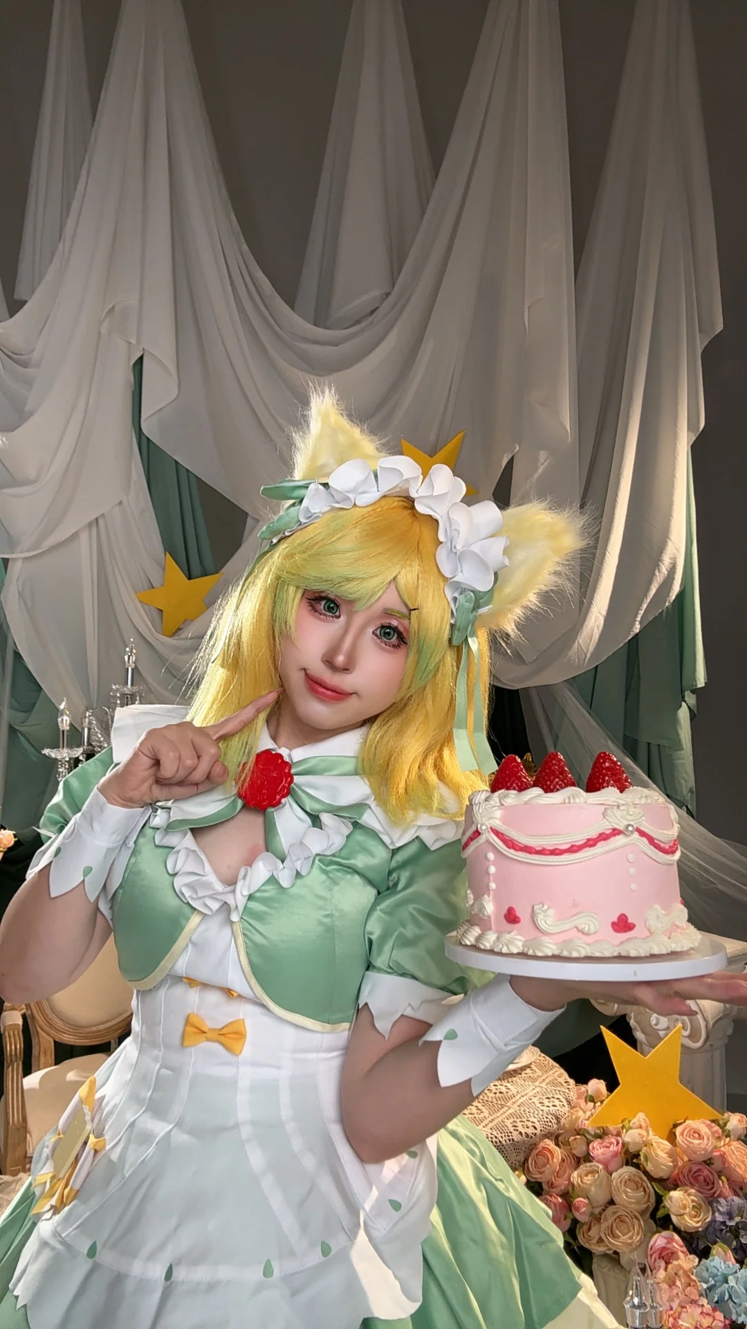 王者荣耀, 女仆装摄影, 妲己cos, 抹茶甜心, Cosplay预告 - 第7张