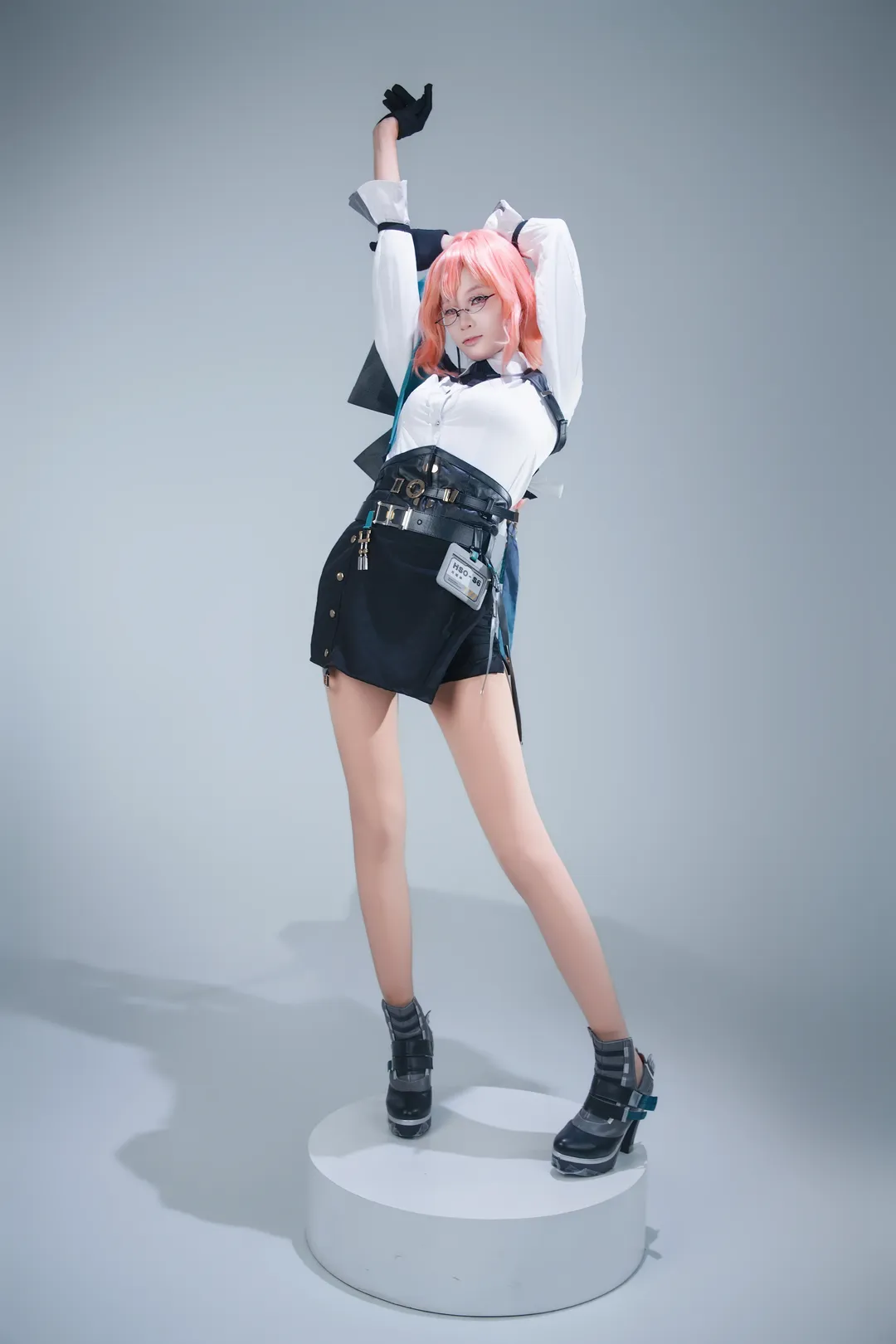 绝区零, 白棚拍摄, cosplay, 动作参考, 月城柳cos - 第4张