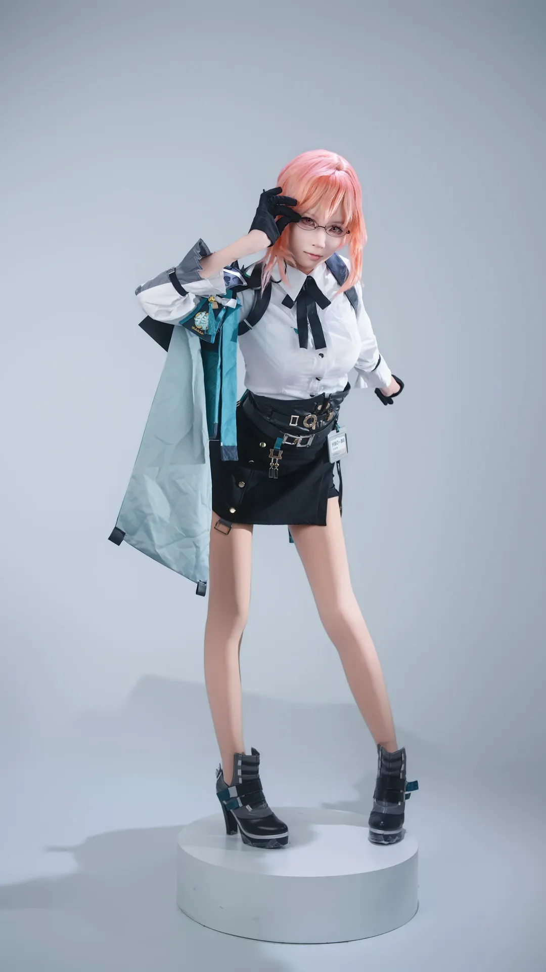 绝区零, 白棚拍摄, cosplay, 动作参考, 月城柳cos - 第6张