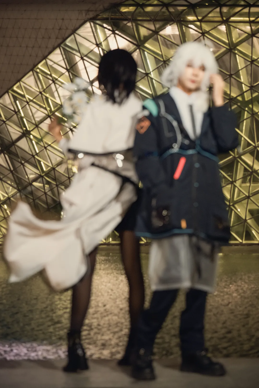 明日方舟, 夜景cosplay, 明日方舟创作者应援计划, 博士普瑞赛斯cos, 此处通往繁星