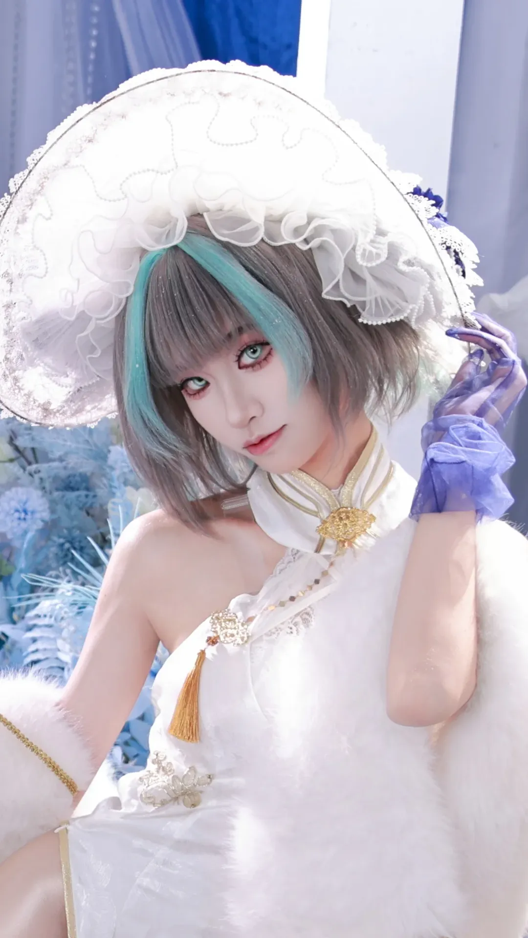 二次元少女, 柴郡cos, 碧蓝航线, cosplay摄影, 碧蓝航线九周年