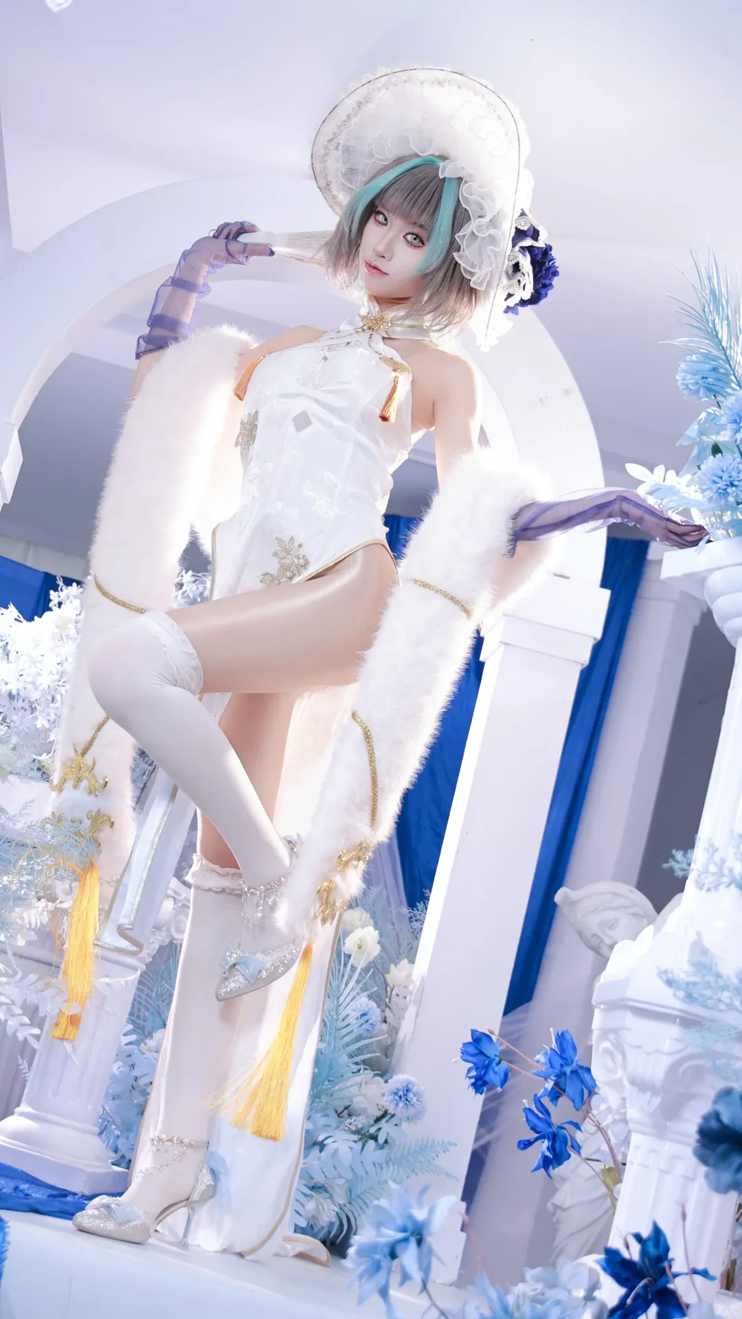 二次元少女, 柴郡cos, 碧蓝航线, cosplay摄影, 碧蓝航线九周年 - 第3张