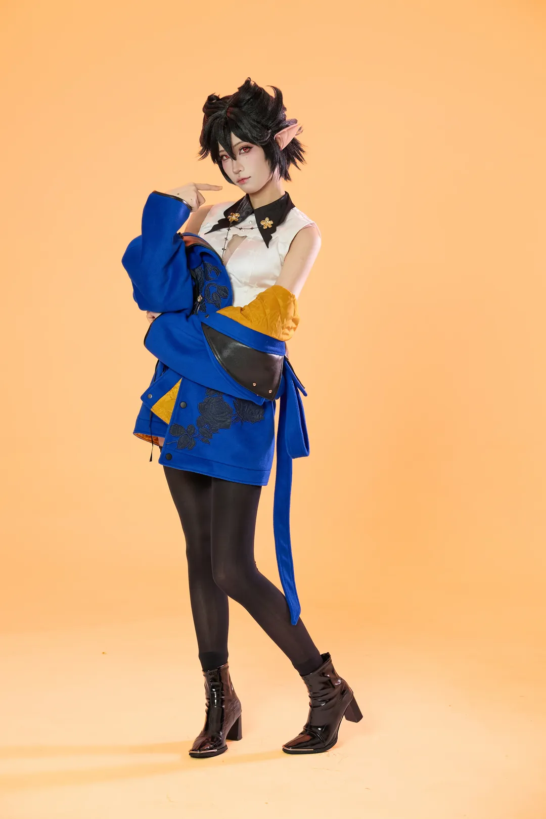 角色扮演, 明日方舟, cosplay动作参考, 白棚摄影, 隐德来希cos - 第4张