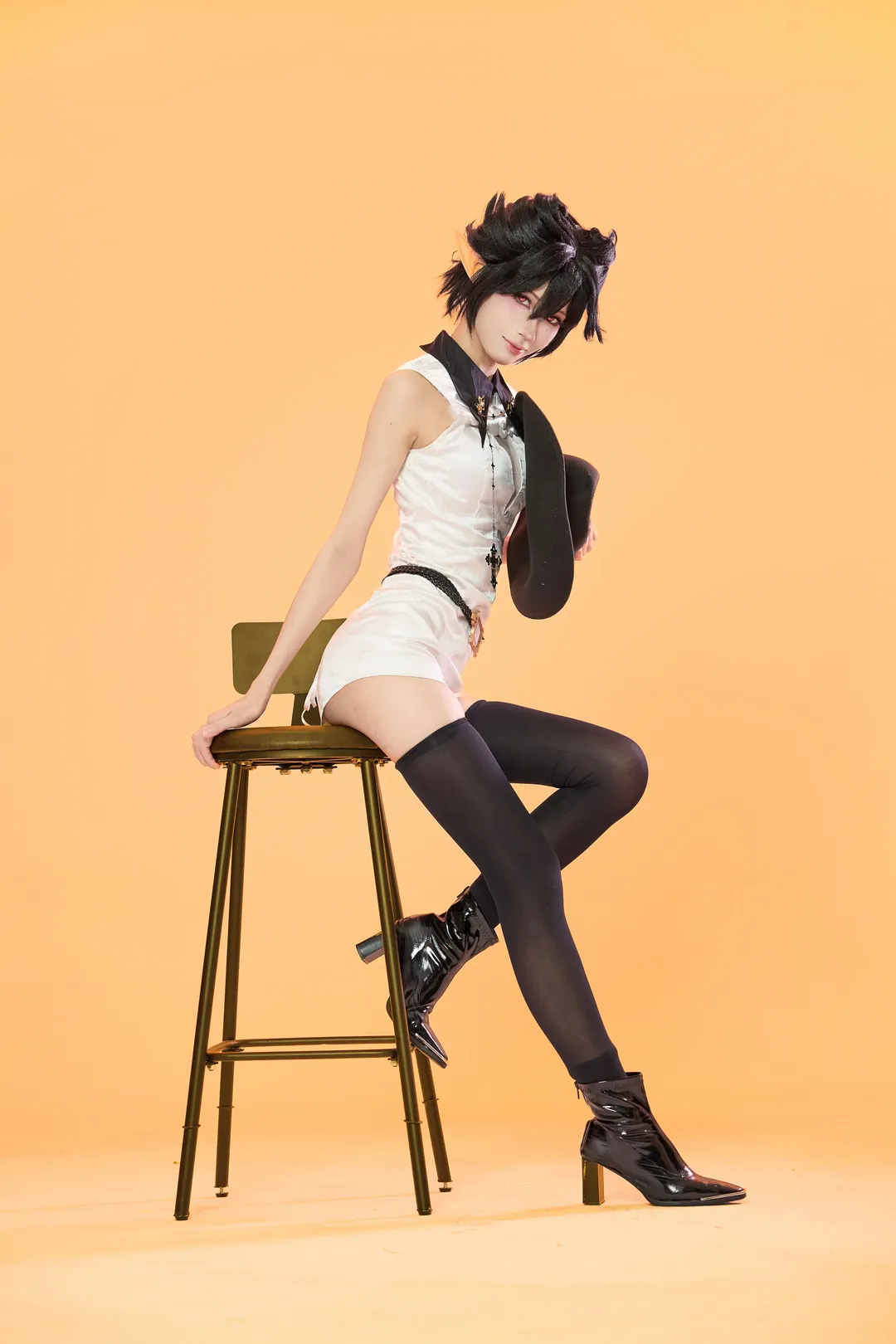 角色扮演, 明日方舟, cosplay动作参考, 白棚摄影, 隐德来希cos - 第9张