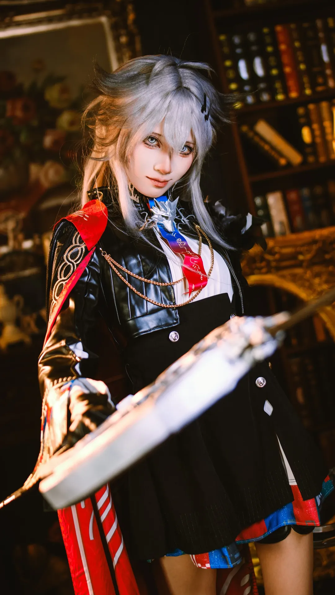 明日方舟, 拉普兰德cos, 荒芜拉普兰德, cosplay摄影, 战术皮衣 - 第1张