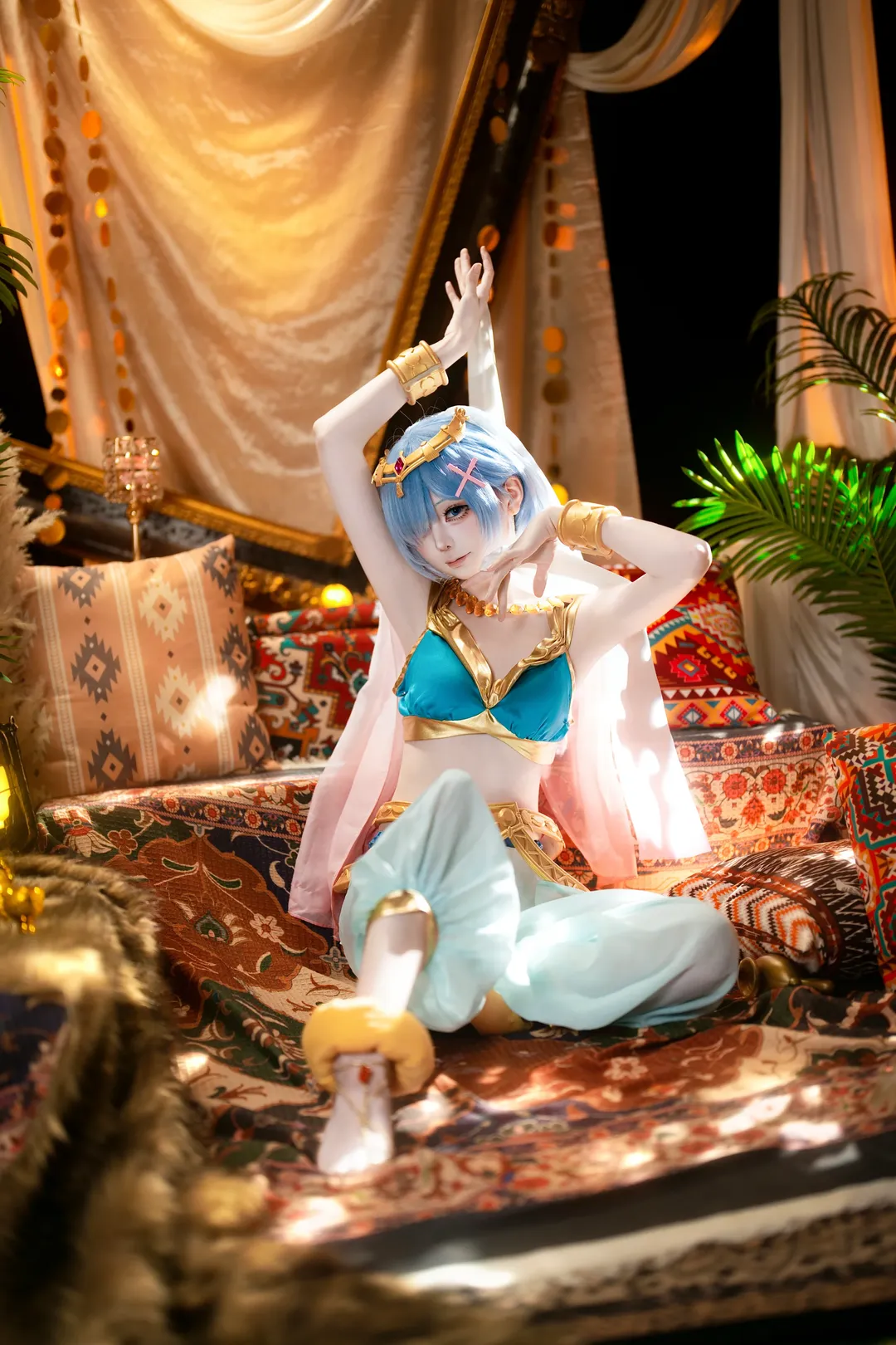 Anime girl, Rem cosplay, Portrait photography, Exotic style, Cosplay sharing - Image 2