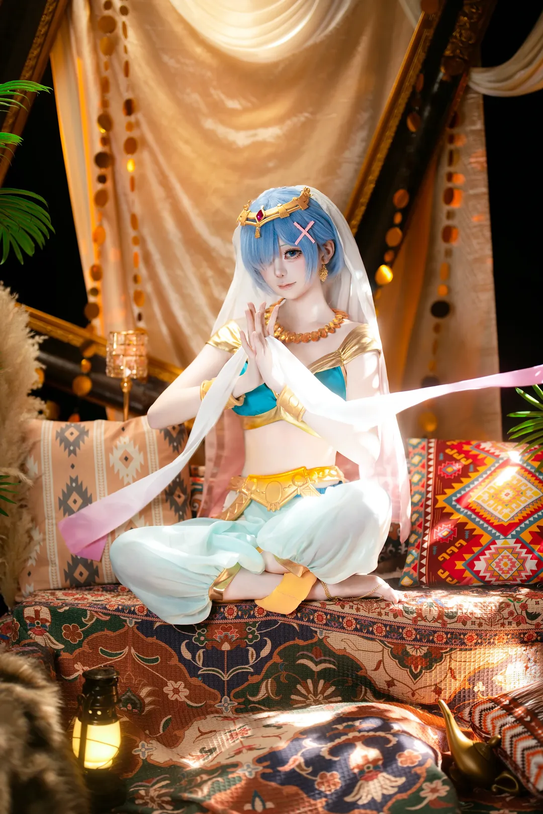 Anime girl, Rem cosplay, Portrait photography, Exotic style, Cosplay sharing - Image 3