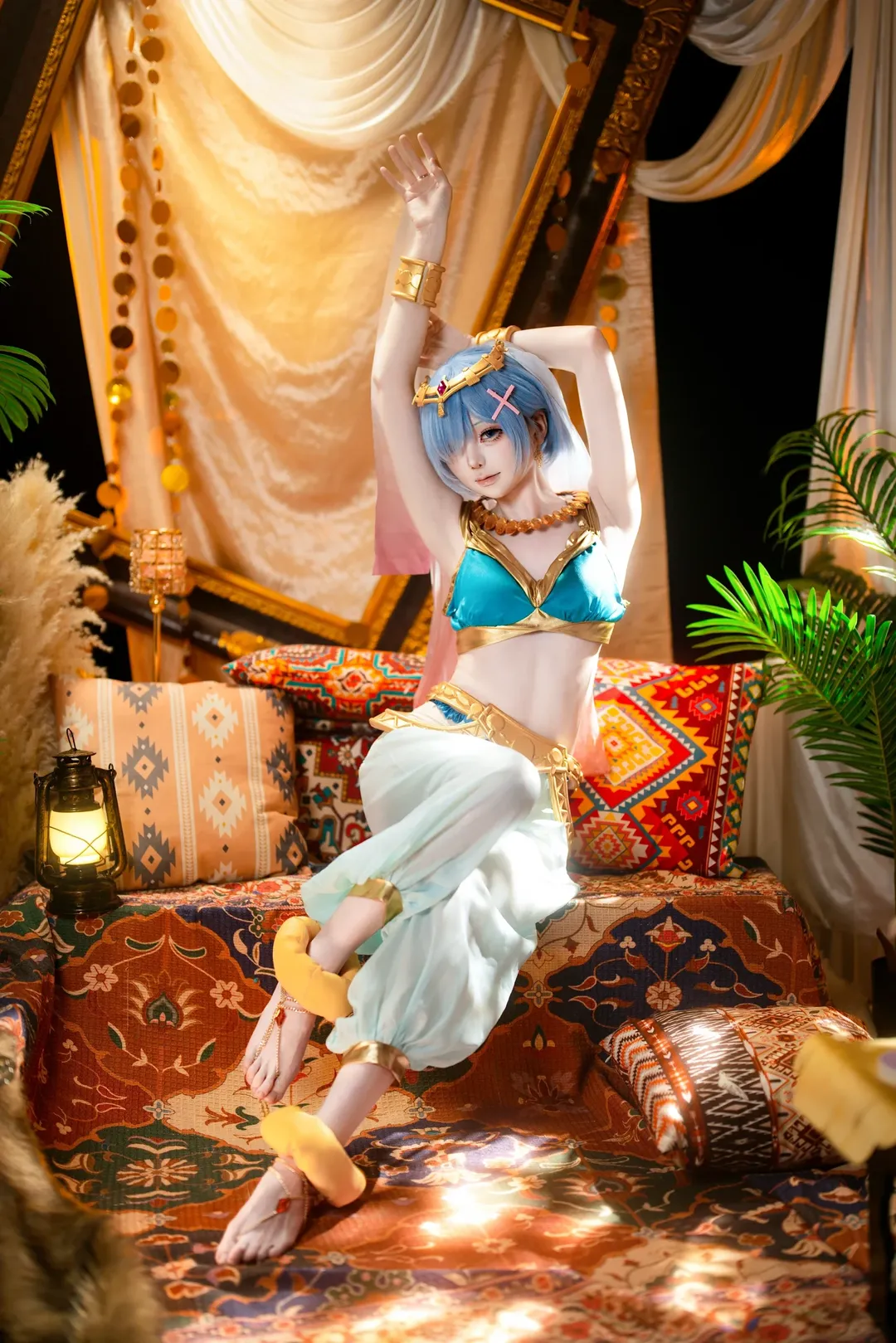 Anime girl, Rem cosplay, Portrait photography, Exotic style, Cosplay sharing - Image 4