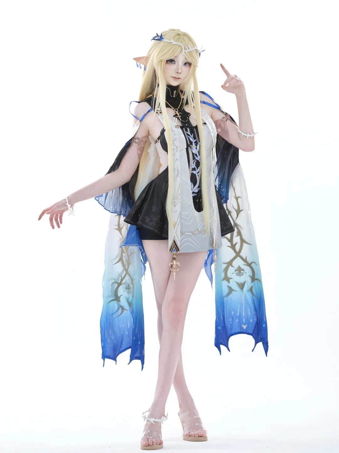 鸣潮, 二次元摄影, 卡提希娅cos, cosplay服装, 精灵耳cosplay - 第1张