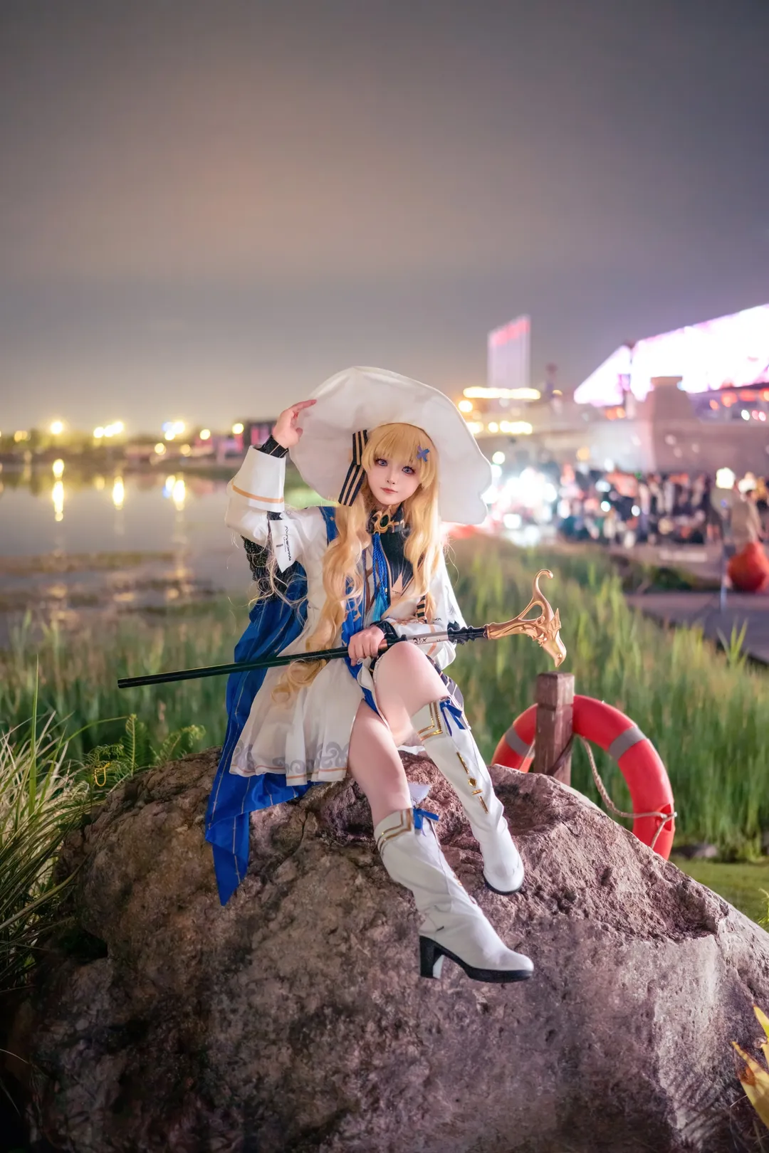 菲比cos, 鸣潮, 漫展场照, cosplay摄影, 白丝穿搭 - 第7张