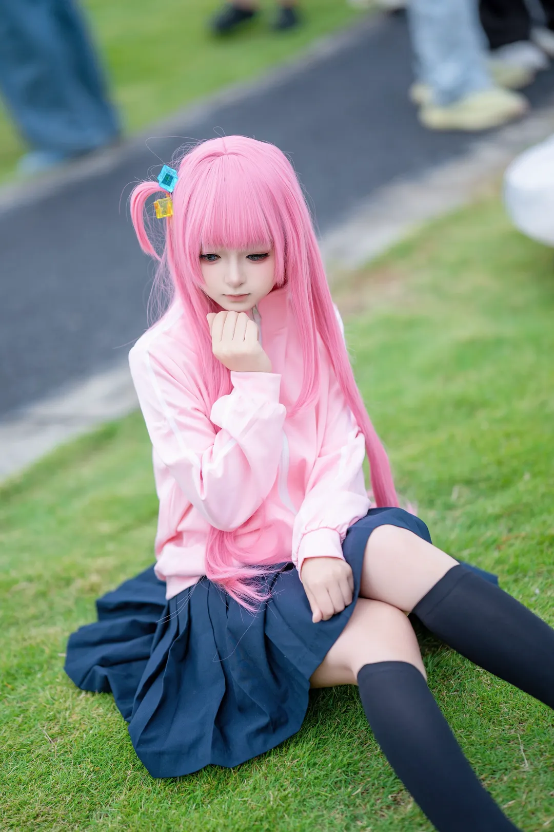 二次元日常, 後藤ひとり コスプレ, ぼっち・ざ・ろっく！, ぼっちちゃんコスプレ, 社交不安コスプレ - 3枚目