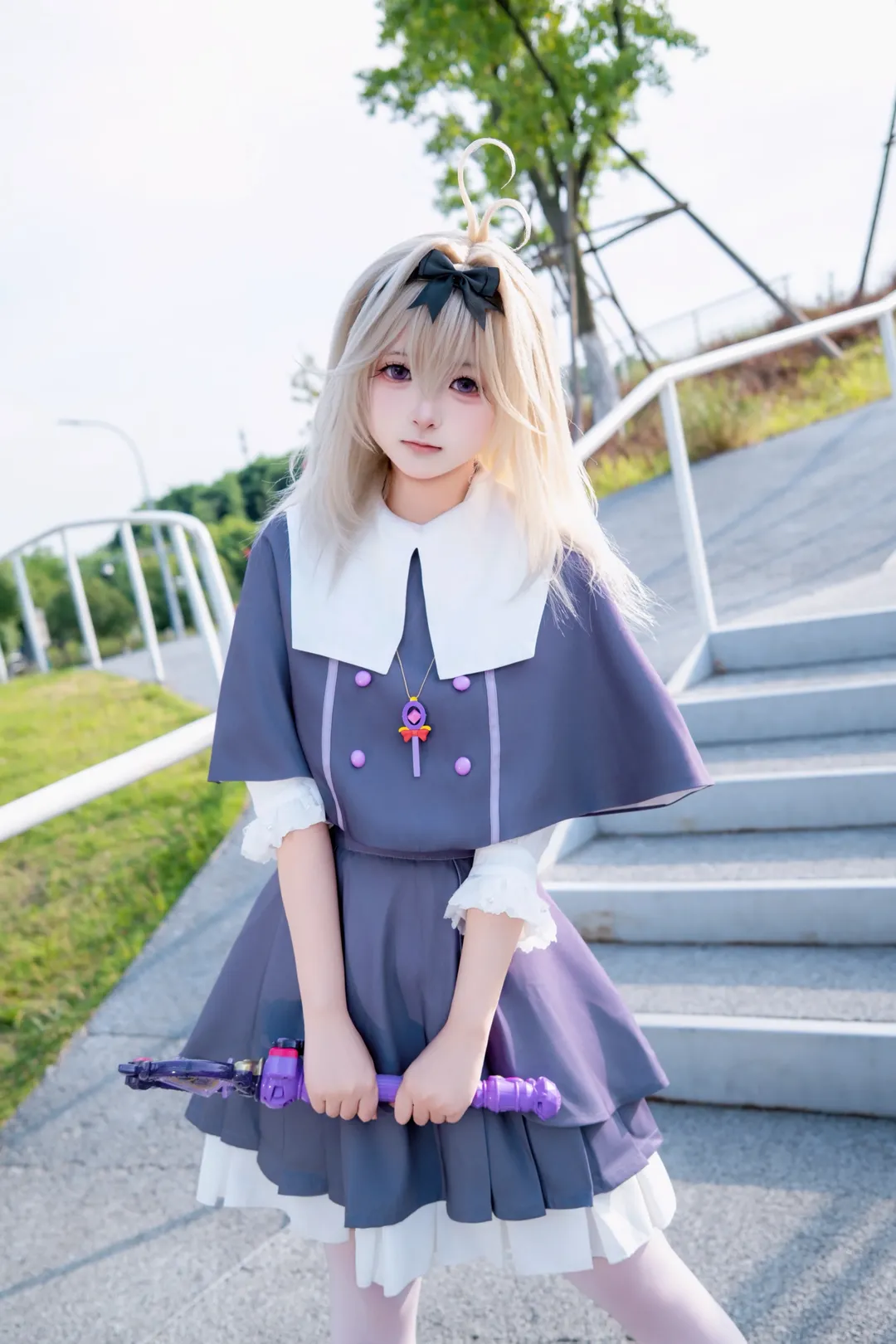 角色扮演, 户外摄影, 森亚露露卡cos, 名侦探光之美少女, 可爱风