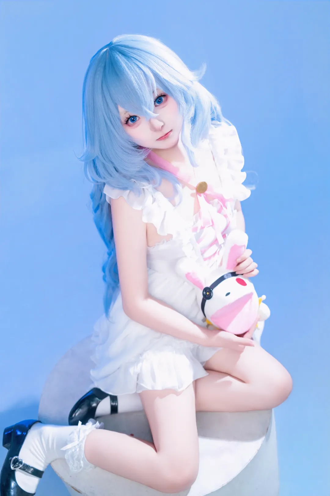 アニメコスプレ, コスプレ日常, 四糸乃のコスプレ, デート・ア・ライブ, 白ホリ撮影