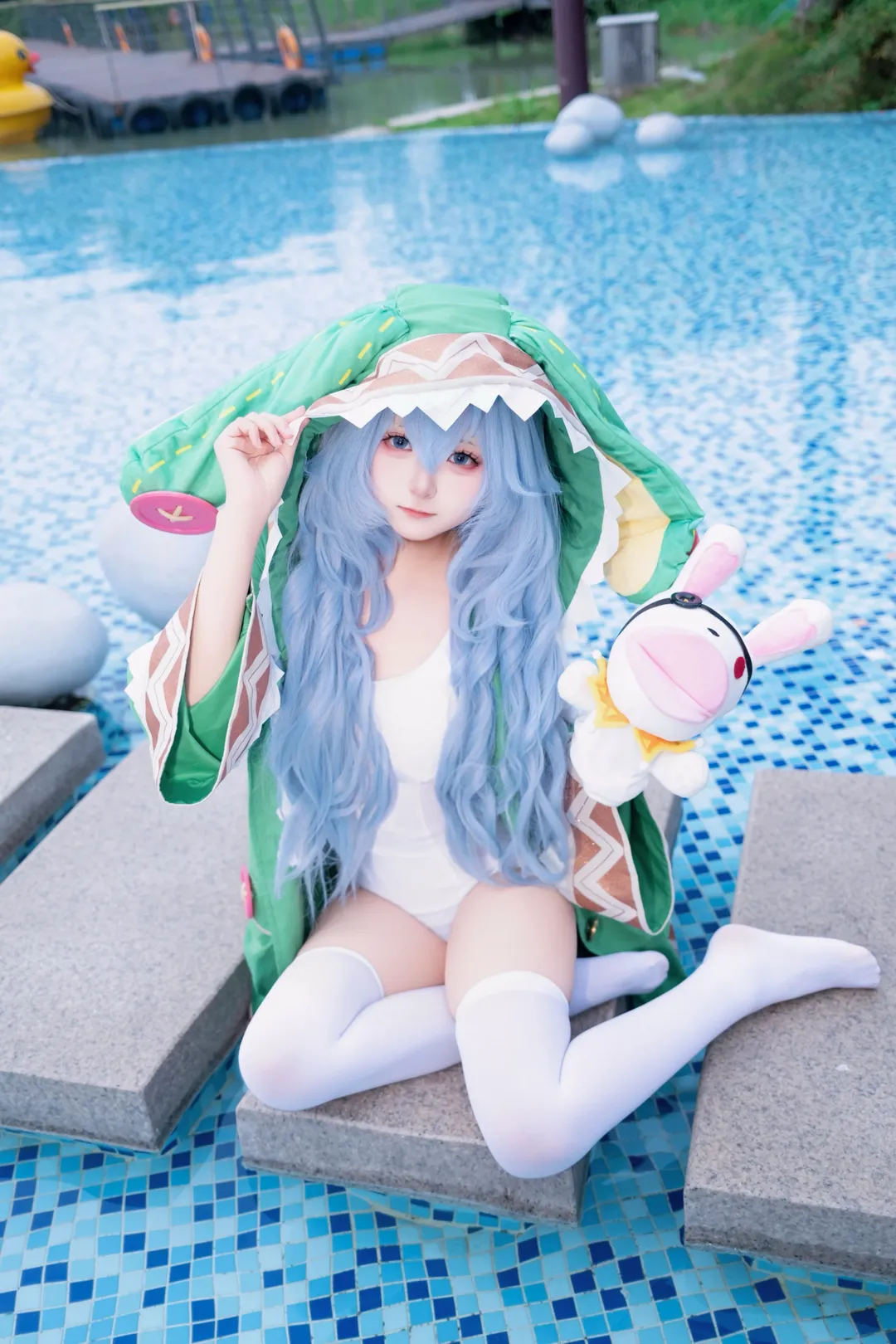 碧蓝航线cos, 泳装cosplay, 四糸乃cos, 约会大作战, 二次元联动 - 第4张