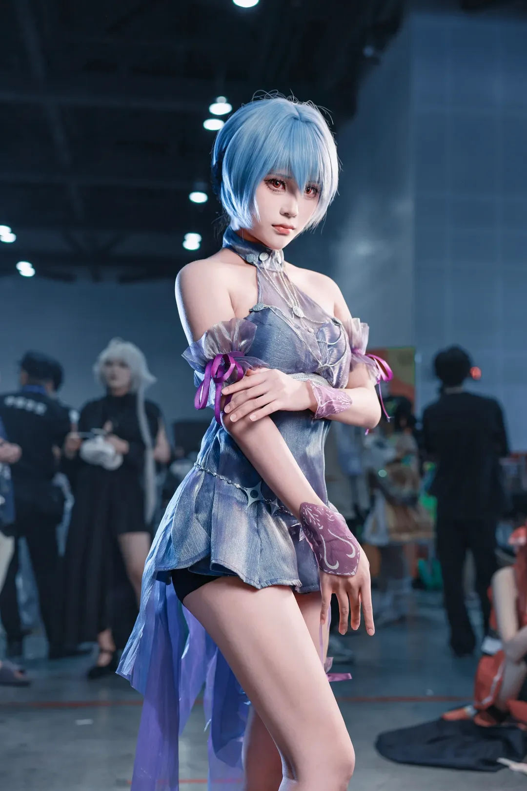 綾波レイコスプレ, 新世紀エヴァンゲリオン, 勝利の女神：NIKKE, コスプレイベント写真, 南寧アニメイベント