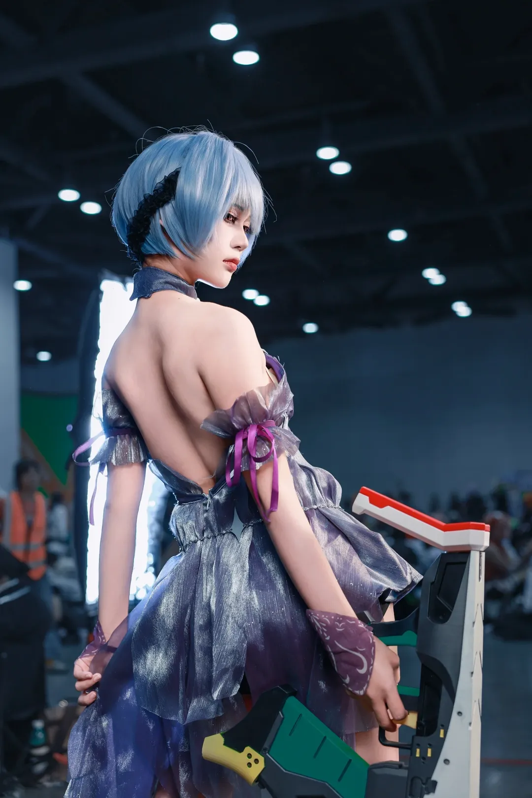 绫波丽cos, 新世纪福音战士, 胜利女神NIKKE, cosplay场照, 南宁漫展 - 第3张