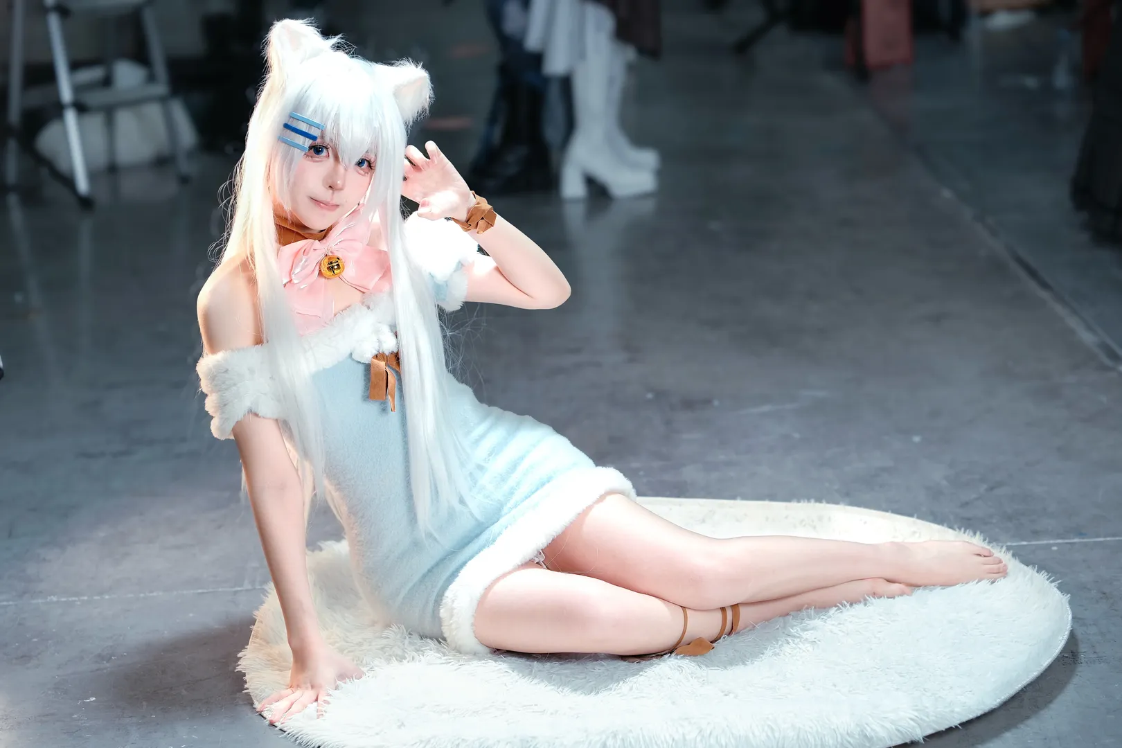漫展返图, 约会大作战, 兽耳cosplay, 鸢一折纸cos, 南宁良牙冬典