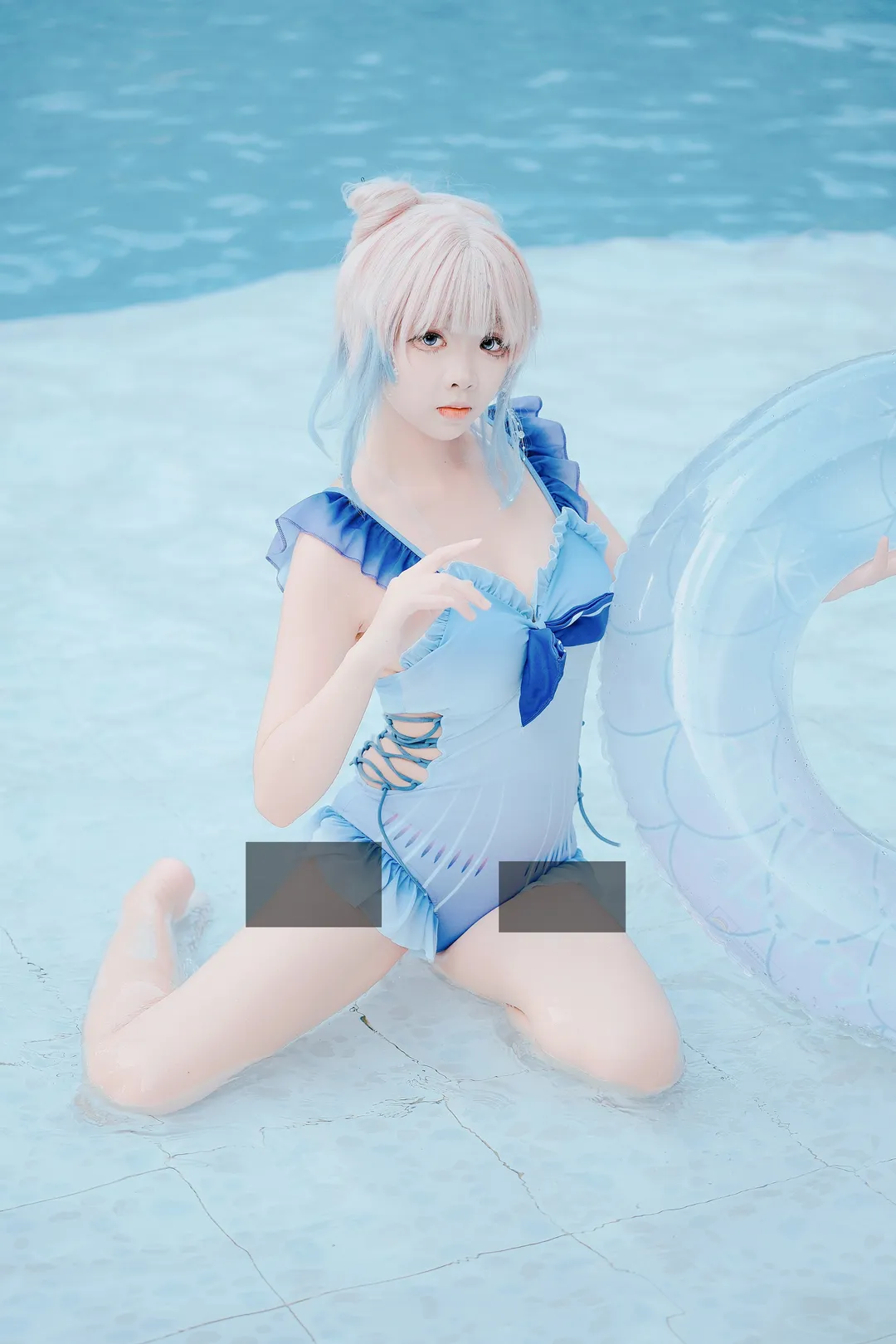 原神, 珊瑚宮心海 コスプレ, 二次元コスプレ, 夏の清涼感, 水着コーデ - 5枚目
