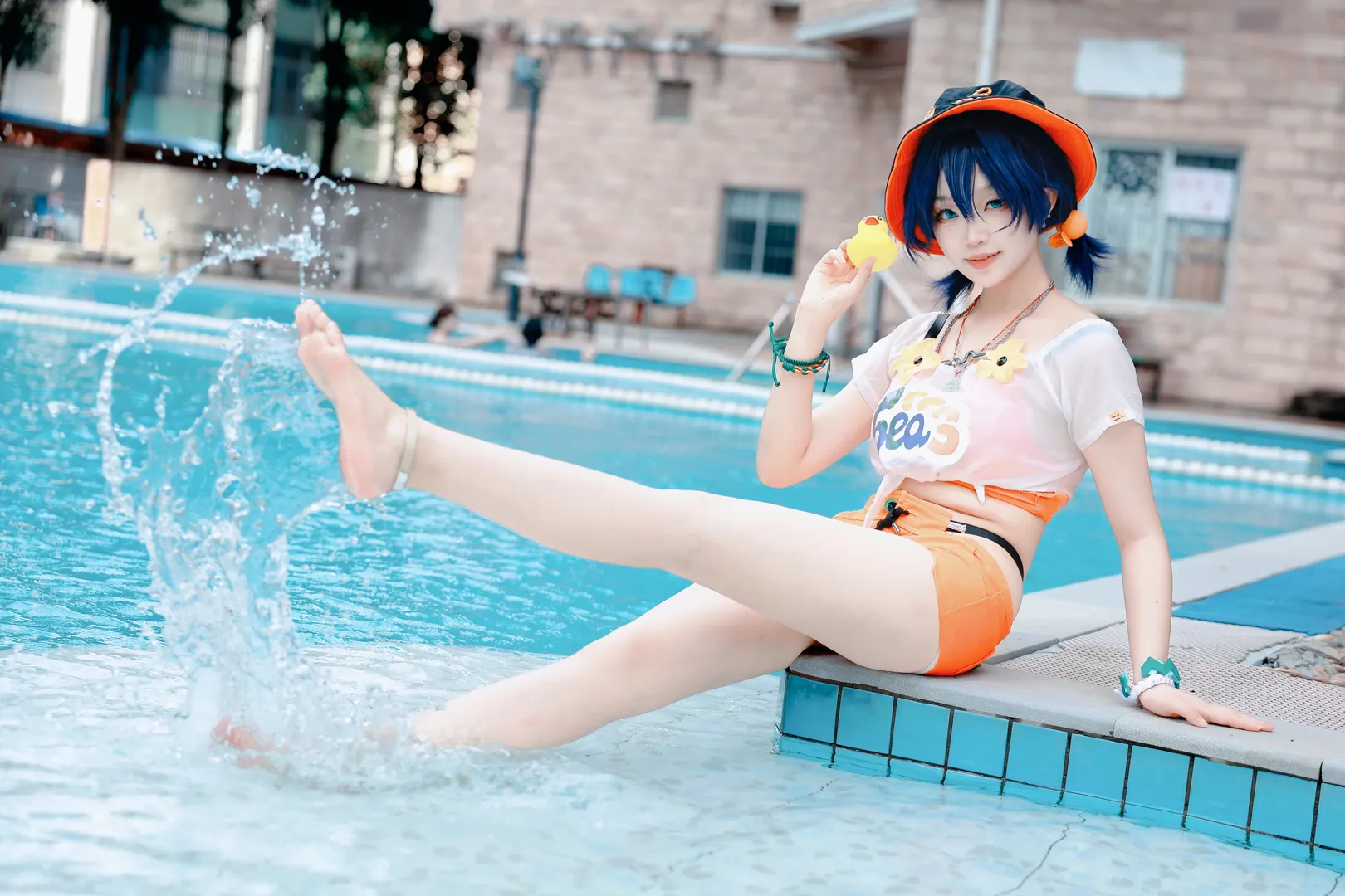 绝区零, 二次元, 泳装cos, 夏日cosplay, 玲cos - 第2张