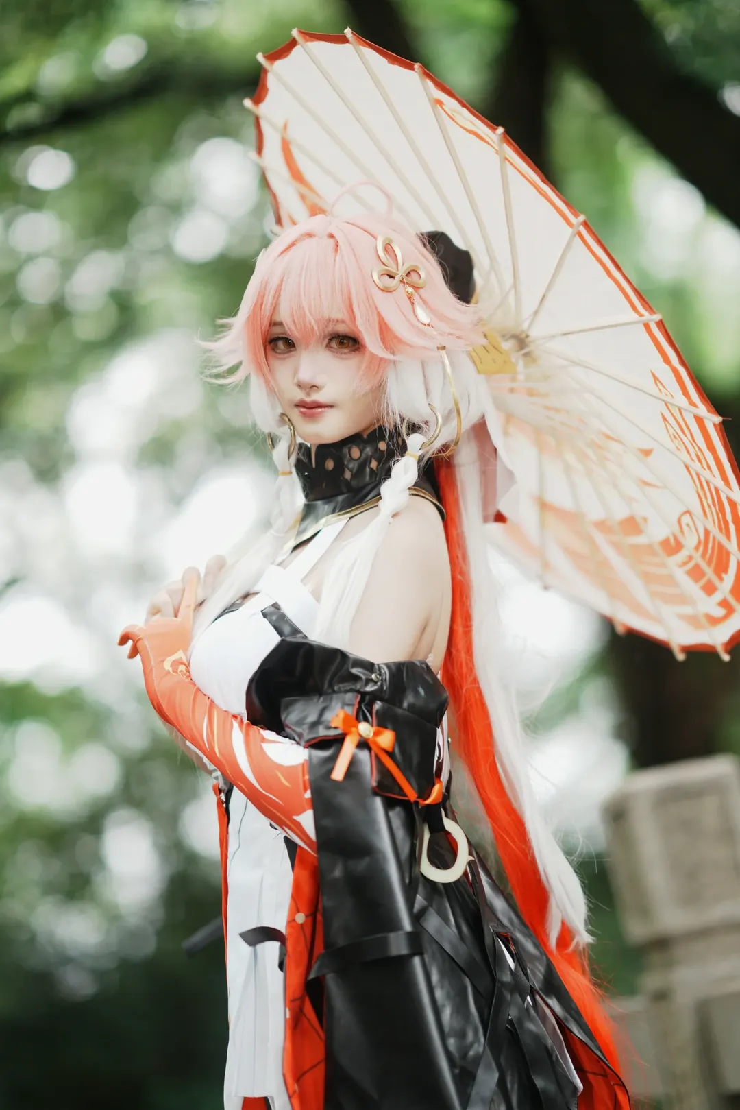 鸣潮, 长离cos, cosplay正片, 园林外景摄影, 长沙打卡 - 第3张