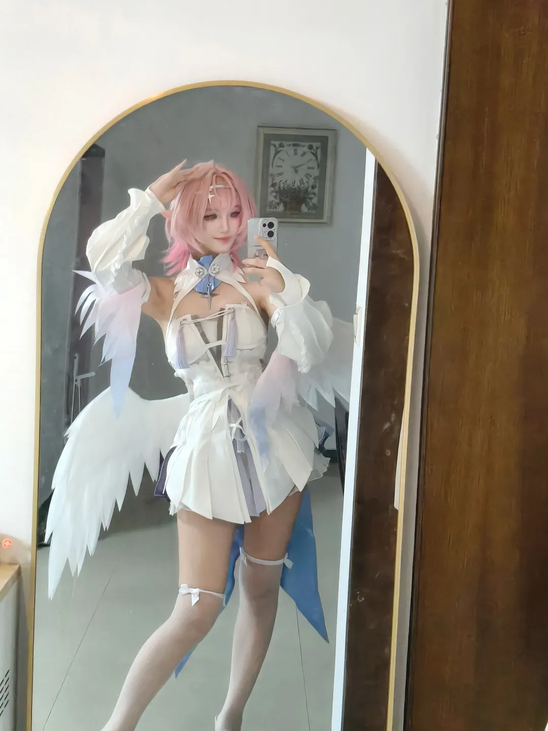 ゼンレスゾーンゼロ, 2次元少女, 鏡越し自撮り, コスプレ日常, レミエール コスプレ