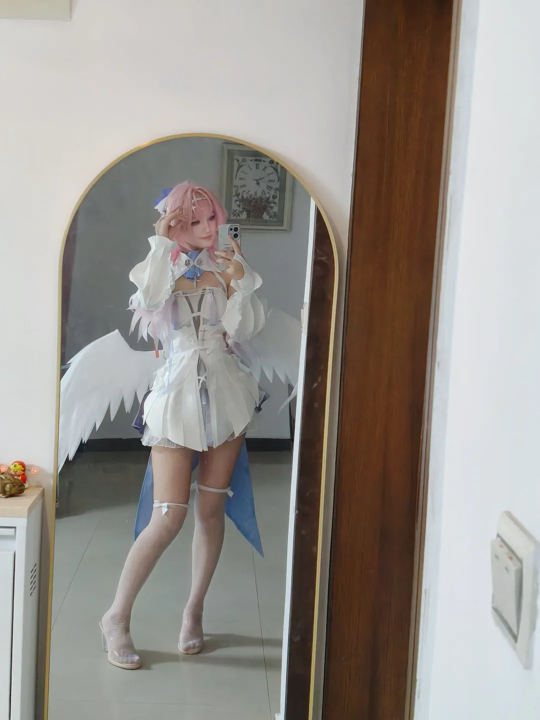 ゼンレスゾーンゼロ, 2次元少女, 鏡越し自撮り, コスプレ日常, レミエール コスプレ - 2枚目