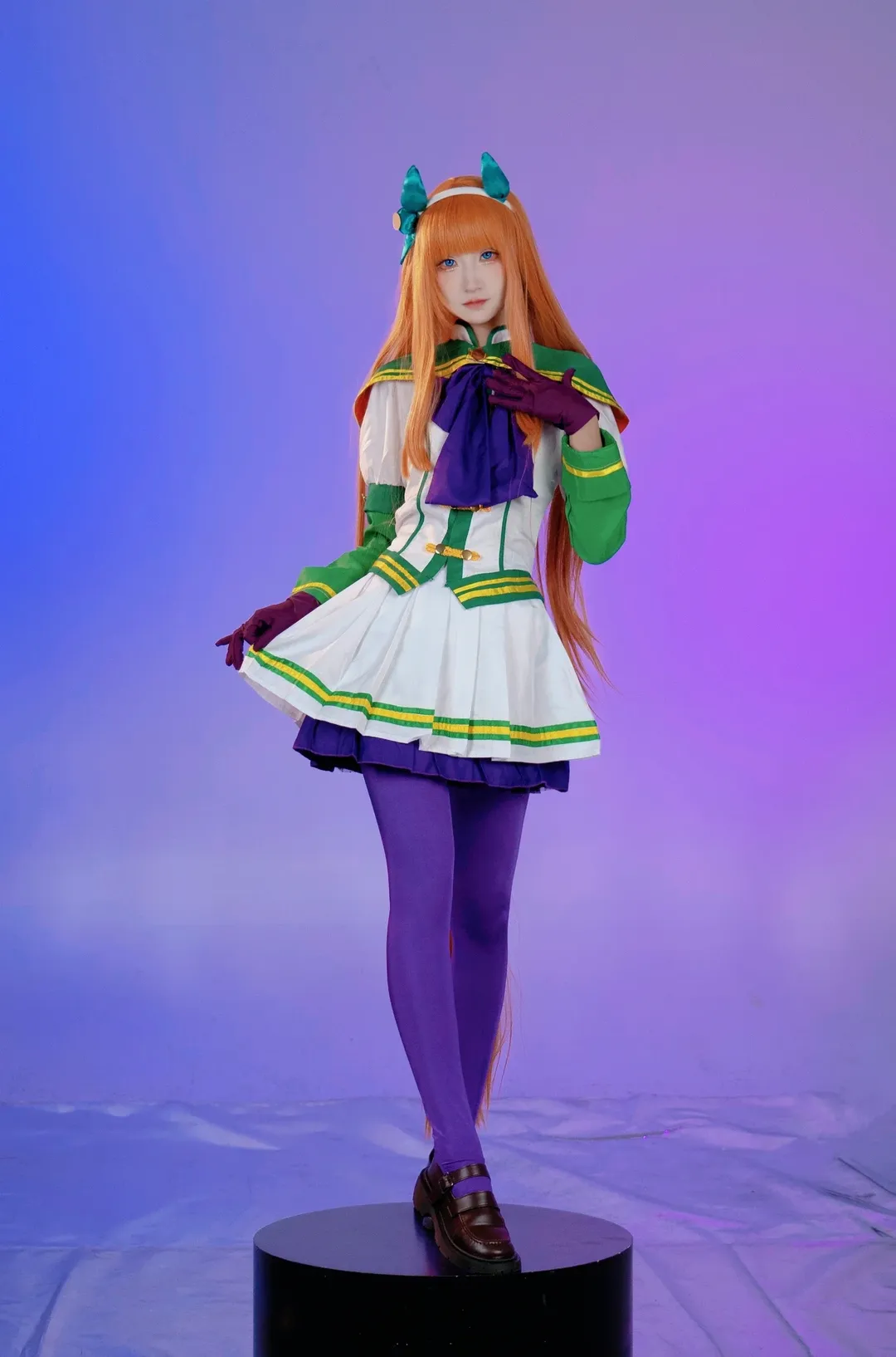 Studio shoot, Cosplay sharing, Anime-style fashion, Umamusume: Pretty Derby, Silent Suzuka cosplay