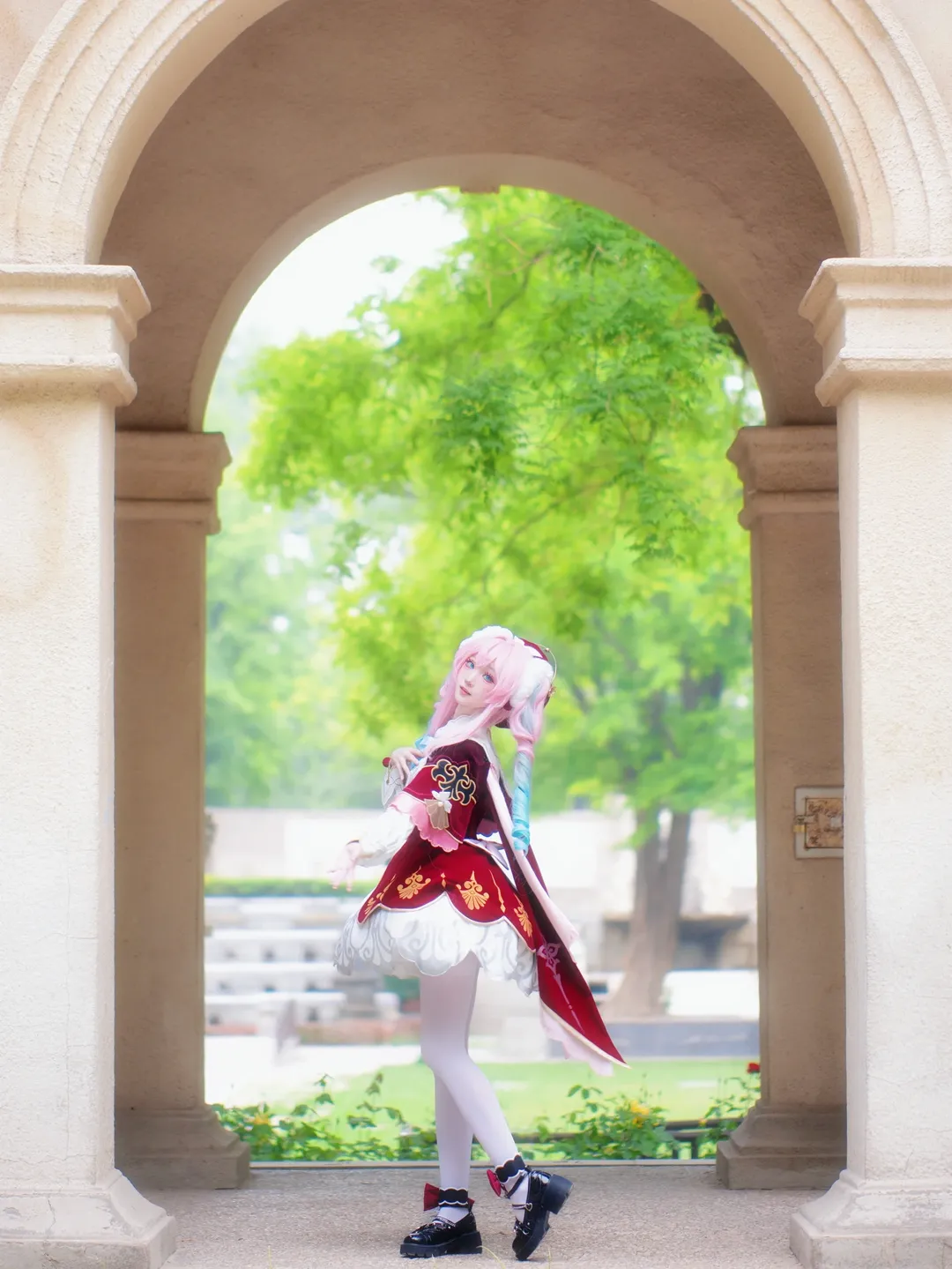 崩坏星穹铁道, 二次元cosplay, 风堇cos, 外景写真, 梦幻风cos - 第1张