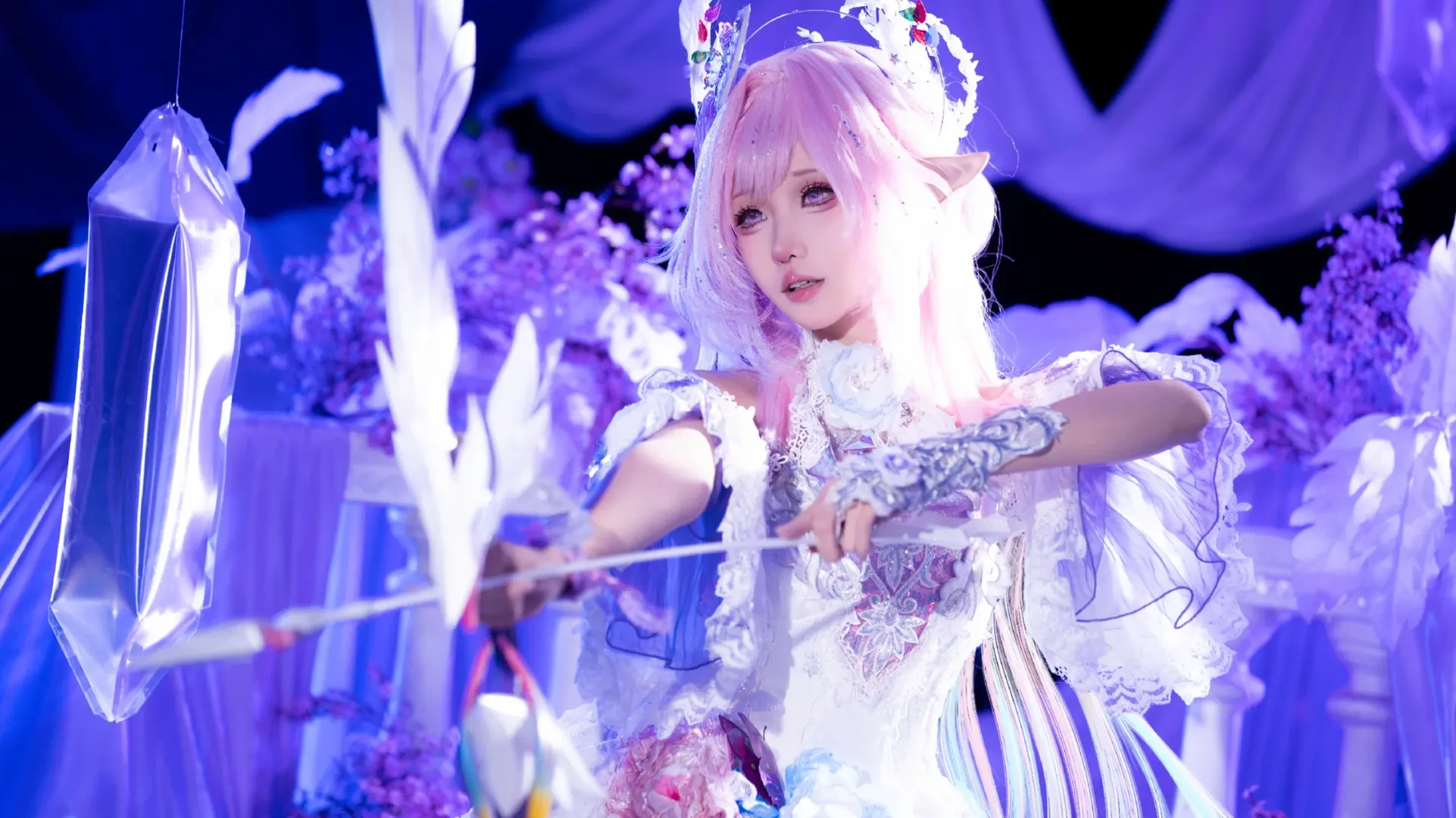 昔涟cos, 崩坏星穹铁道, cos正片, 翁法罗斯, 梦幻精灵风cos - 第4张