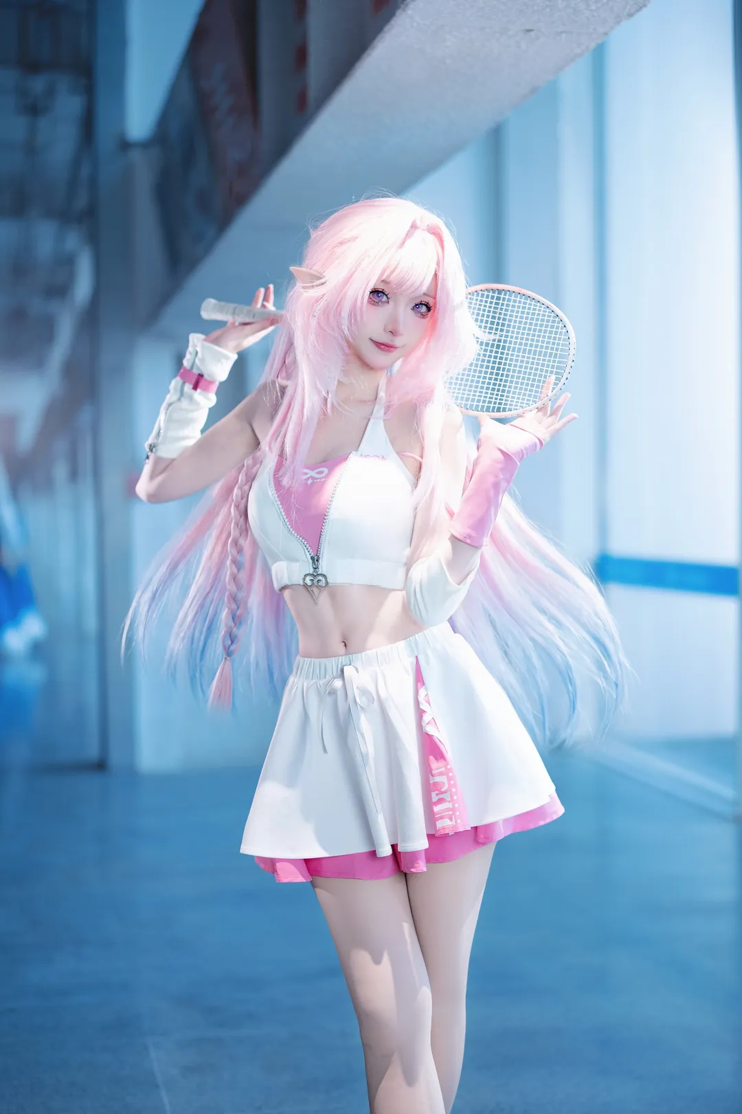 キュレネ コスプレ, 崩壊：スターレイル, スポーティースタイル コスプレ, イベント写真シェア, エルフ耳コーデ - 2枚目