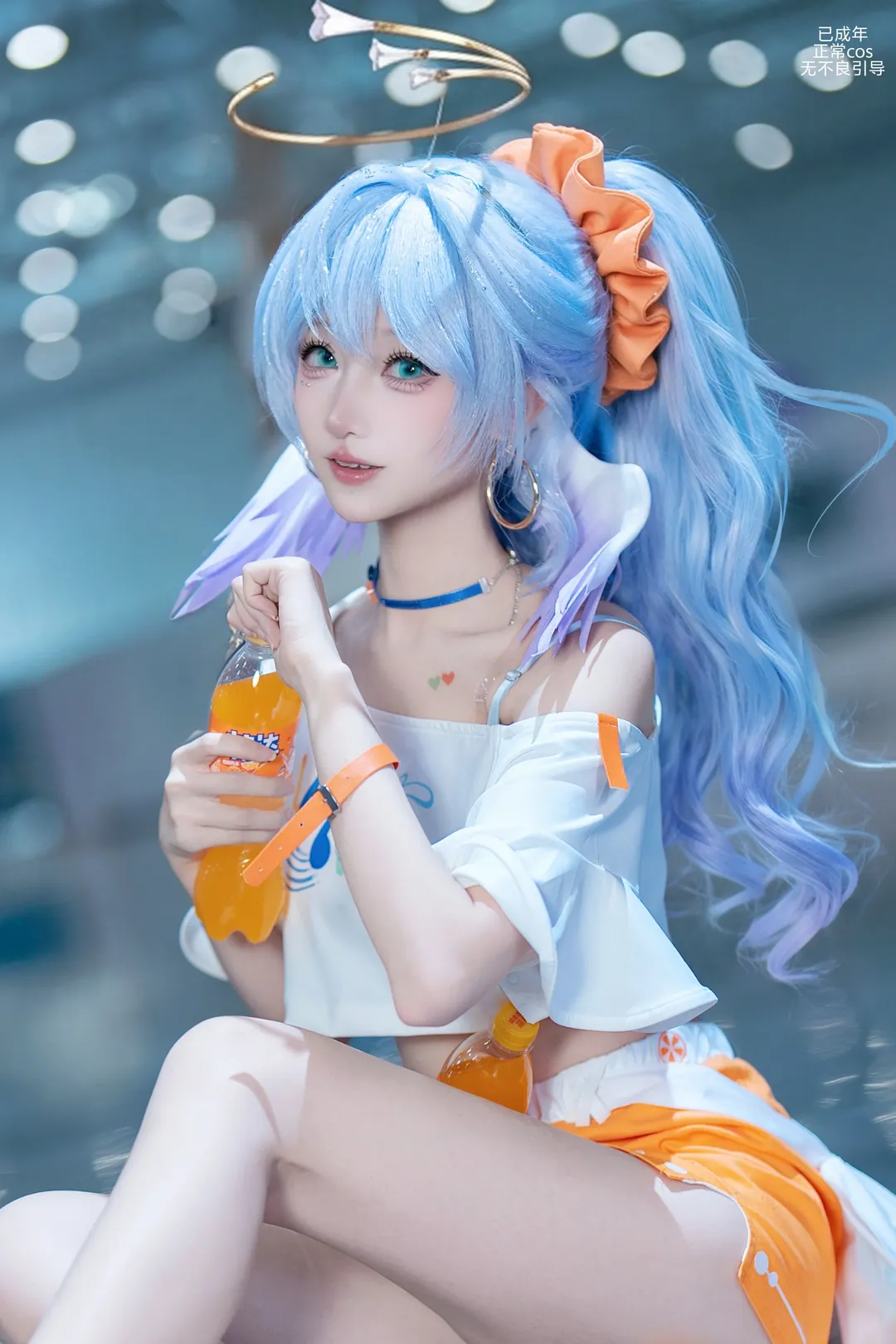 崩壊：スターレイル, ロビン コスプレ, コスプレイヤーの日常, ロビン × ファンタコラボ, 夏の爽やかさ - 2枚目
