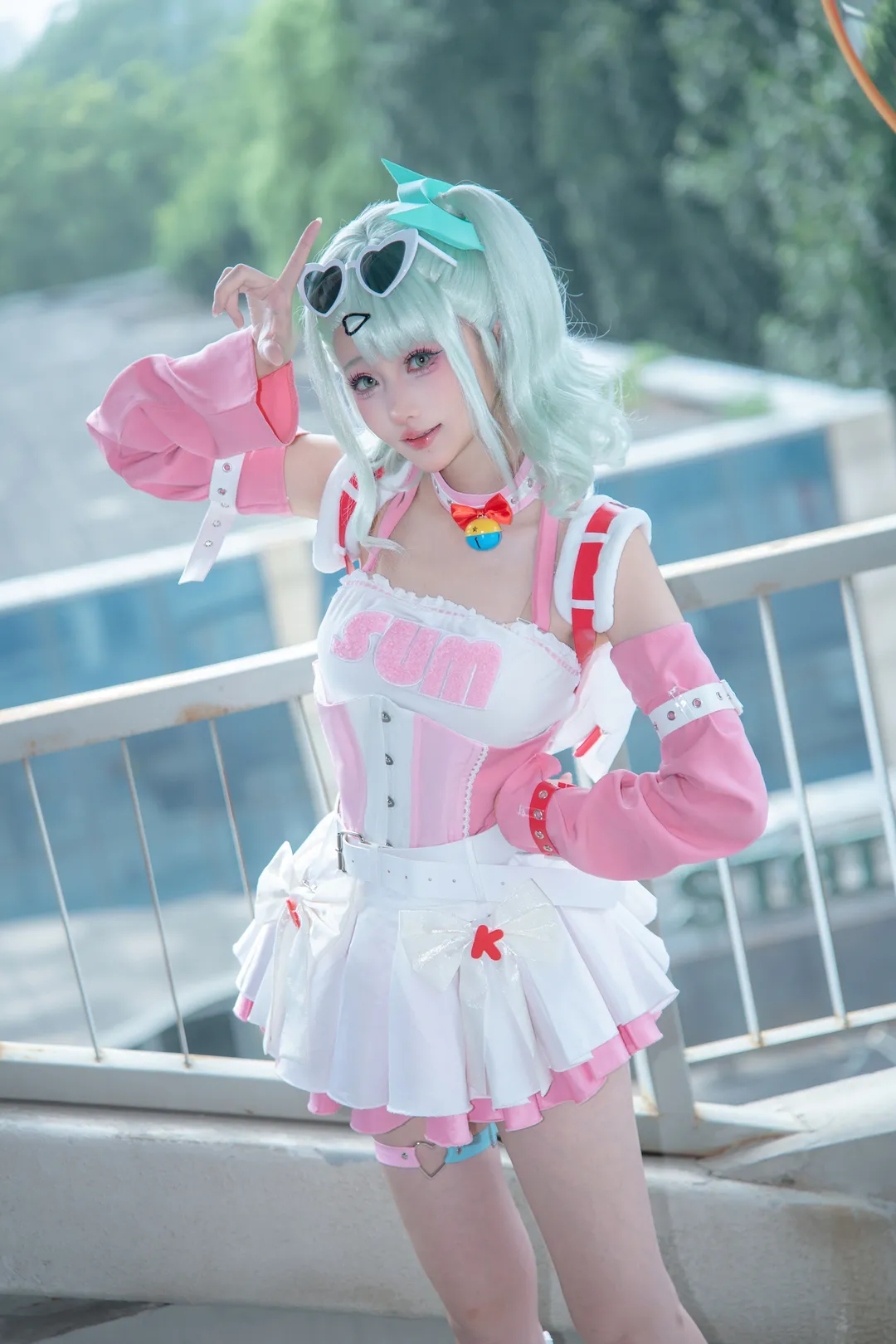 ゼンレスゾーンゼロ, 2次元少女, 千夏 コスプレ, コスプレ日常, 屋上撮影