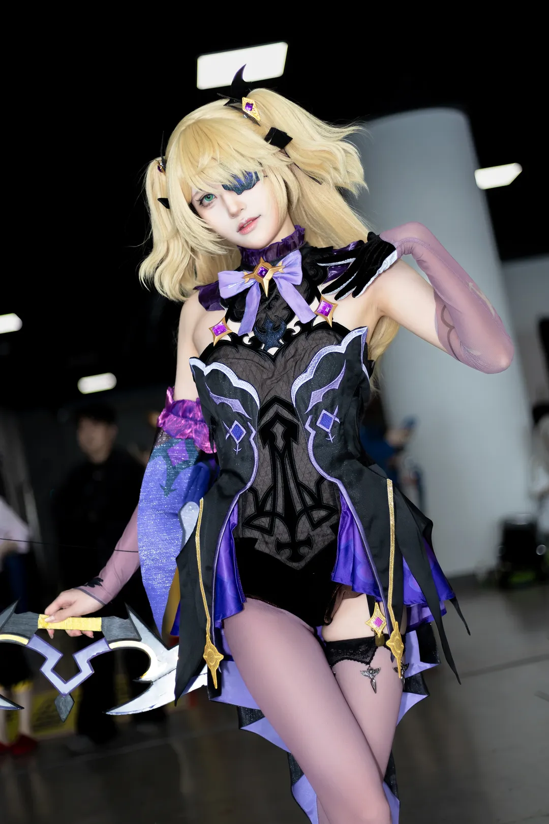 原神, 二次元摄影, 漫展返图, cosplay妆容, 菲谢尔cos