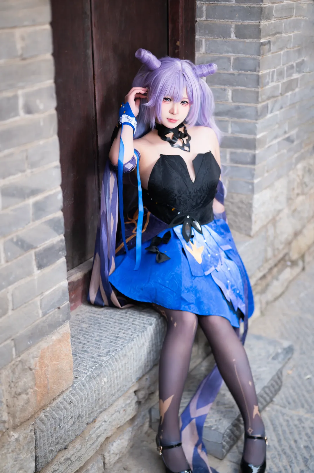 原神, Cosplay摄影, 刻晴cos, 户外人像, 糖水片