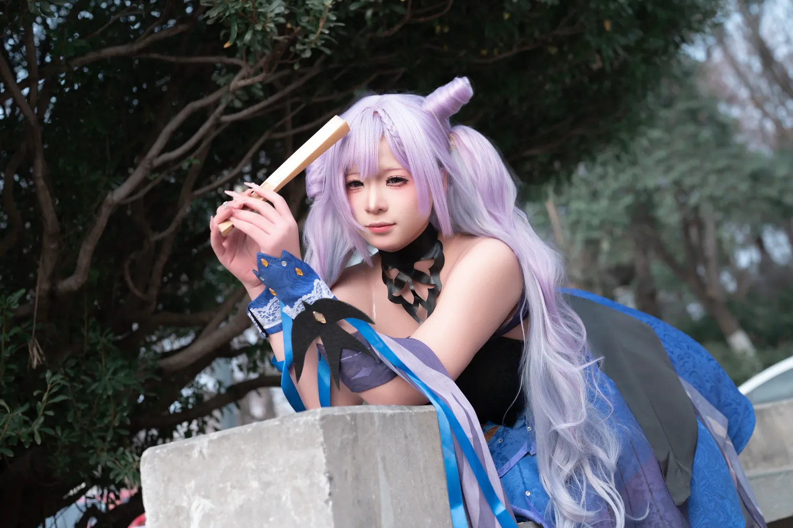 原神, Cosplay摄影, 刻晴cos, 户外人像, 糖水片 - 第3张