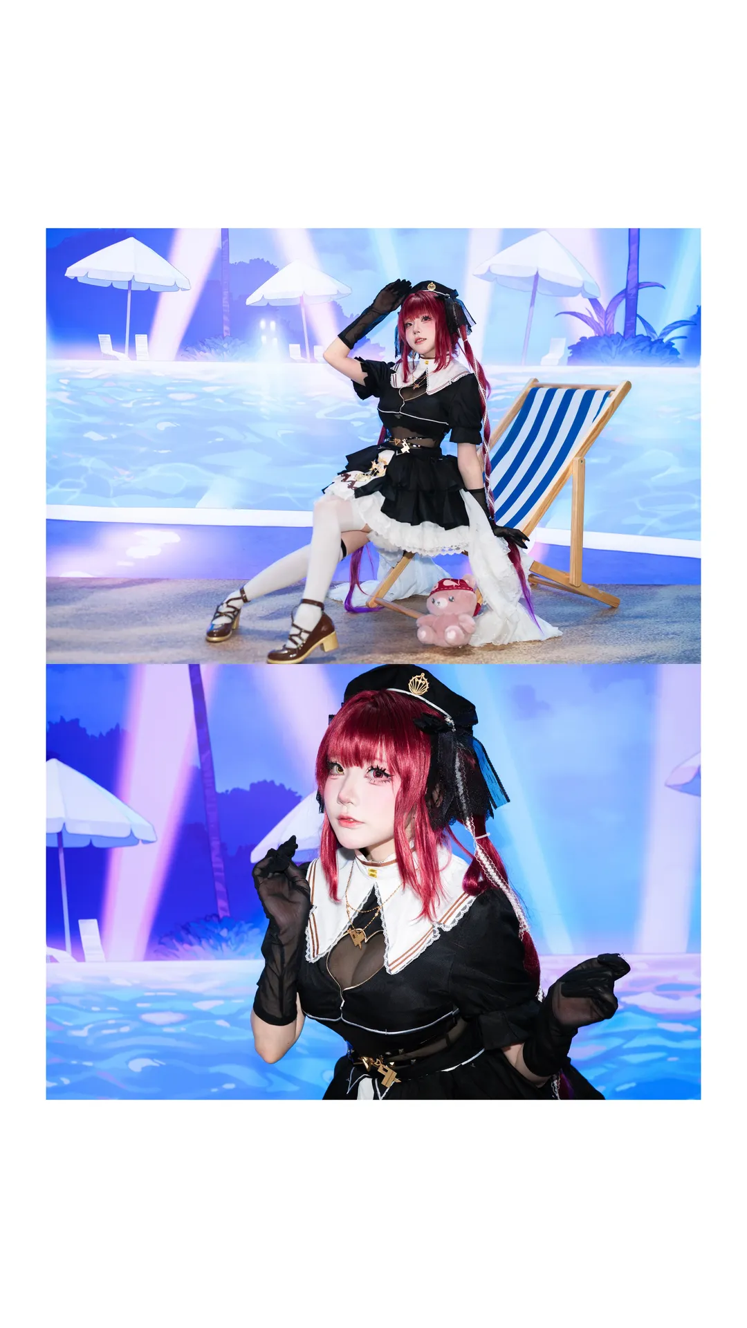 イベント写真, セーラー服コーデ, コスプレ日常, 宝鐘マリン コスプレ, ホロライブ - 2枚目