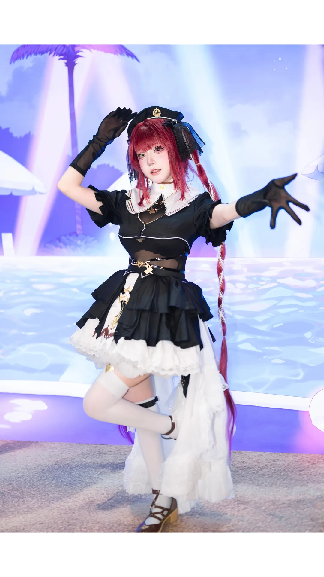 イベント写真, セーラー服コーデ, コスプレ日常, 宝鐘マリン コスプレ, ホロライブ - 4枚目