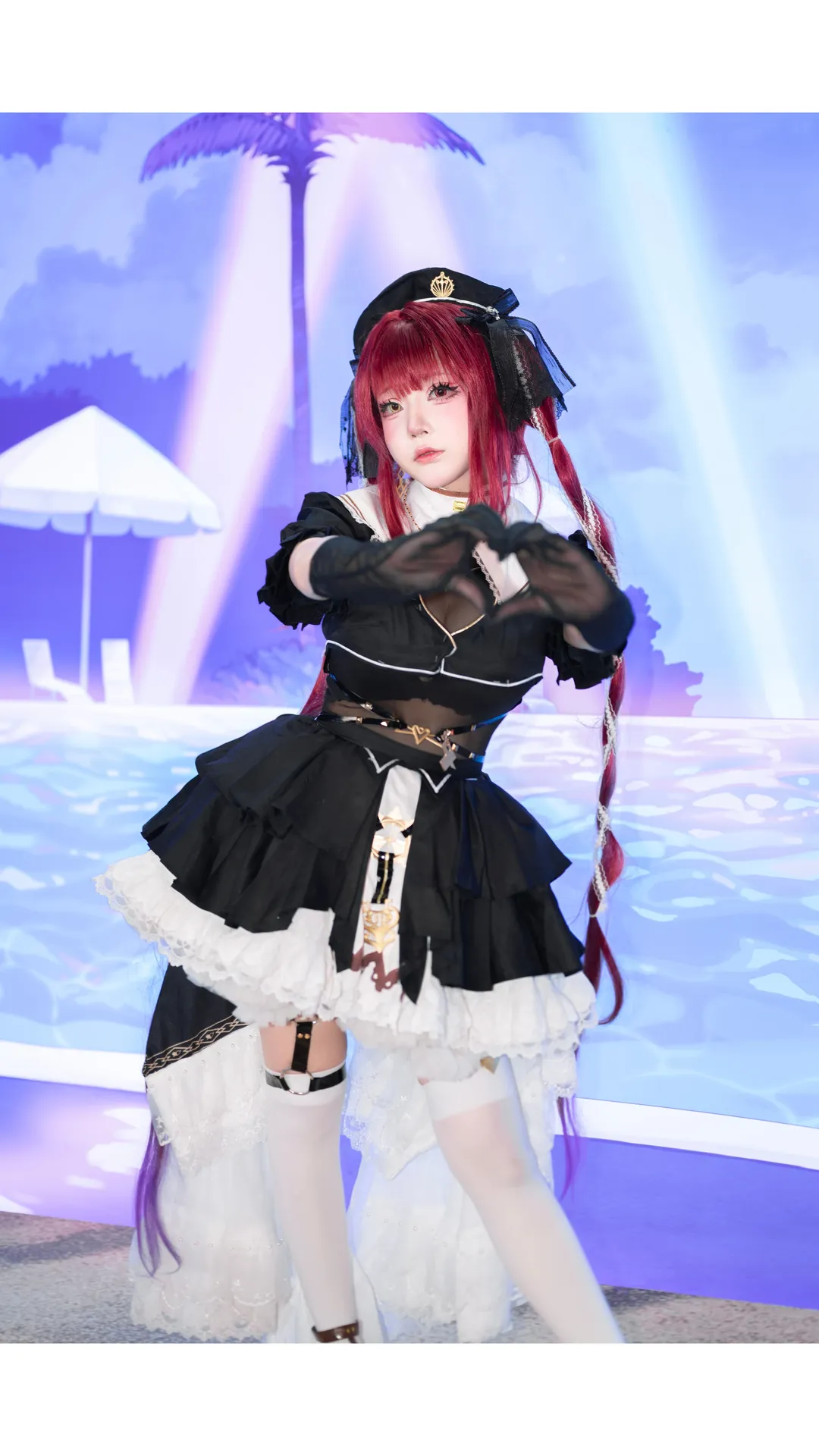 イベント写真, セーラー服コーデ, コスプレ日常, 宝鐘マリン コスプレ, ホロライブ - 5枚目