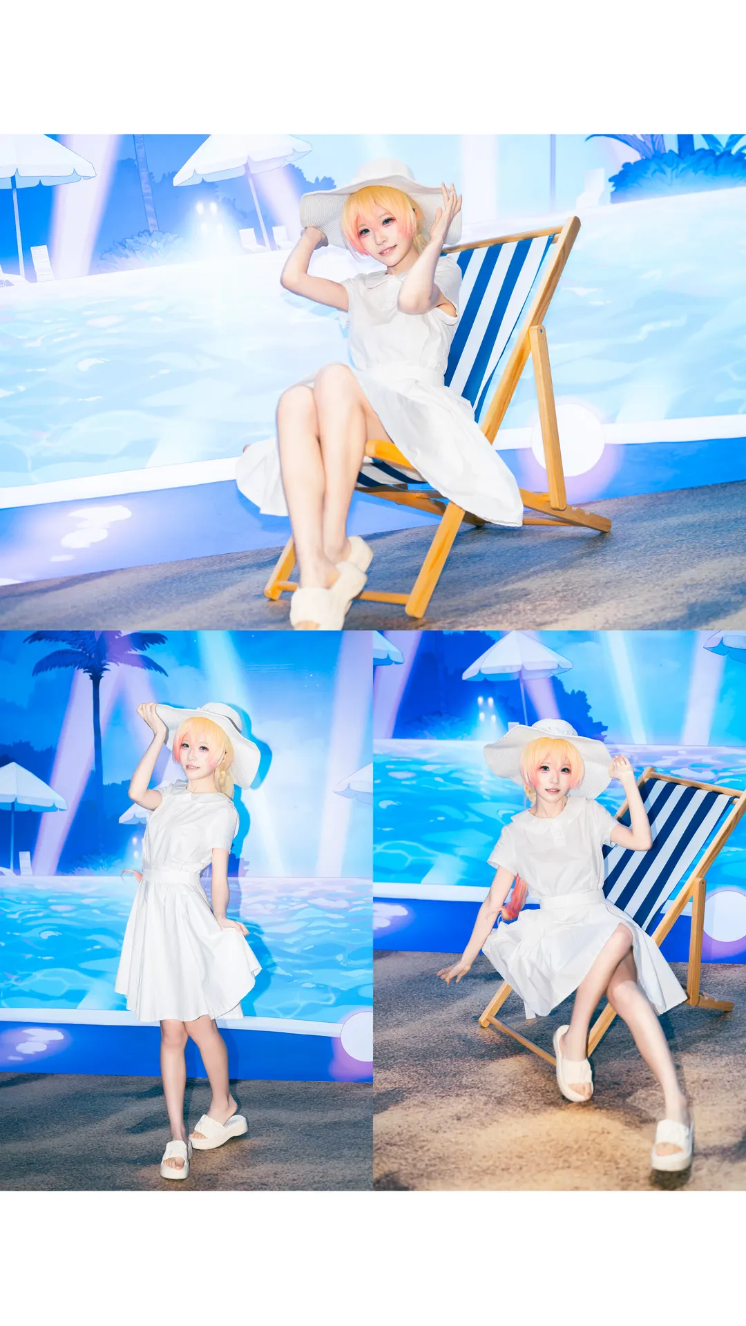 cosplay摄影, 夏日泳池, hololive, 桃铃音音cos, bw漫展 - 第3张