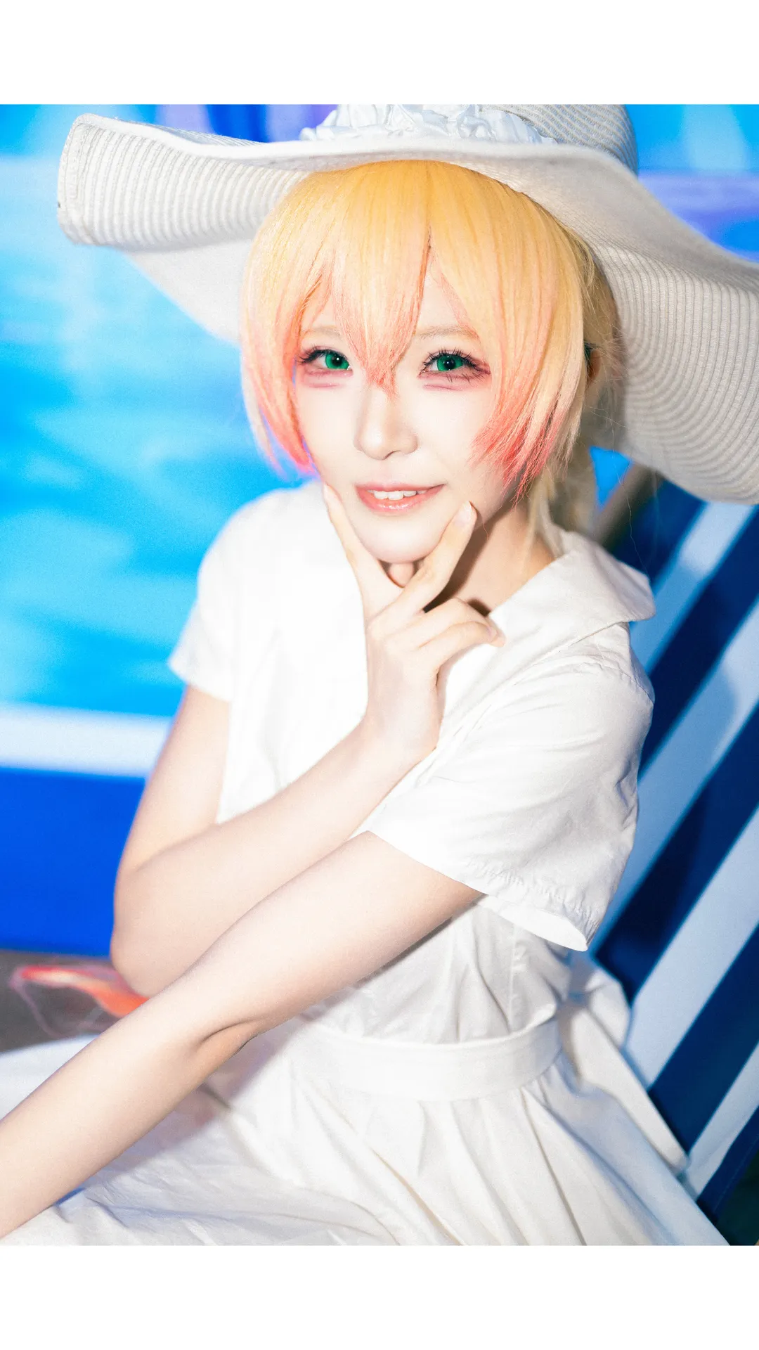 cosplay摄影, 夏日泳池, hololive, 桃铃音音cos, bw漫展 - 第4张