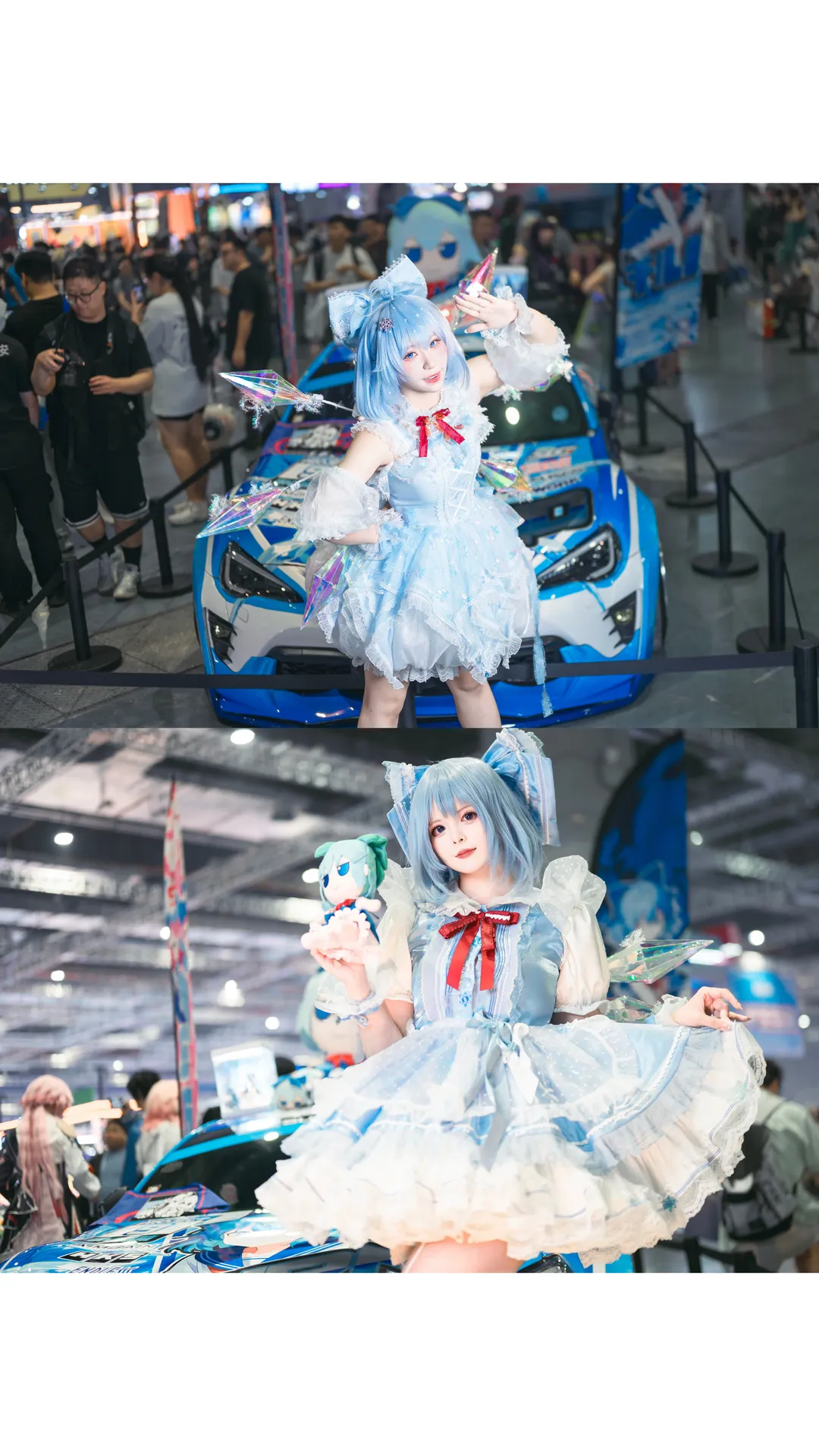 二次元少女, 东方project, 漫展返图, 琪露诺cos, bw展台 - 第1张