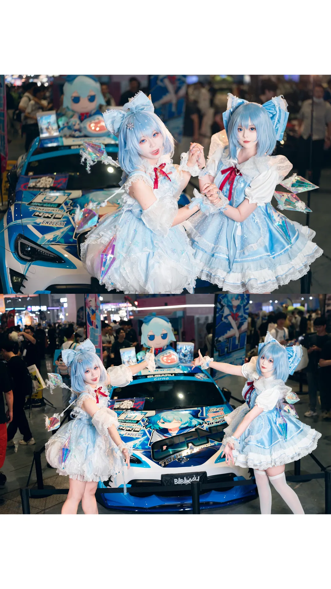 二次元少女, 东方project, 漫展返图, 琪露诺cos, bw展台 - 第2张