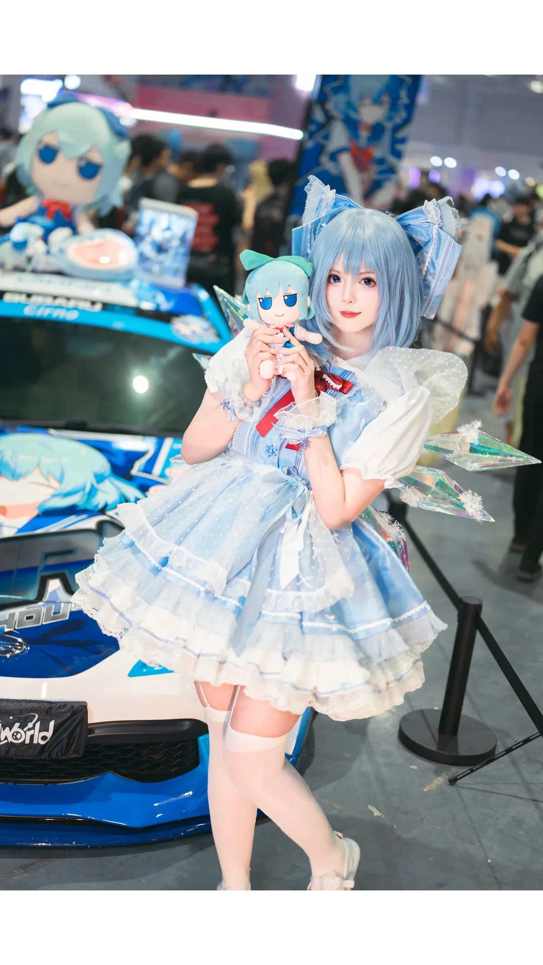 二次元少女, 东方project, 漫展返图, 琪露诺cos, bw展台